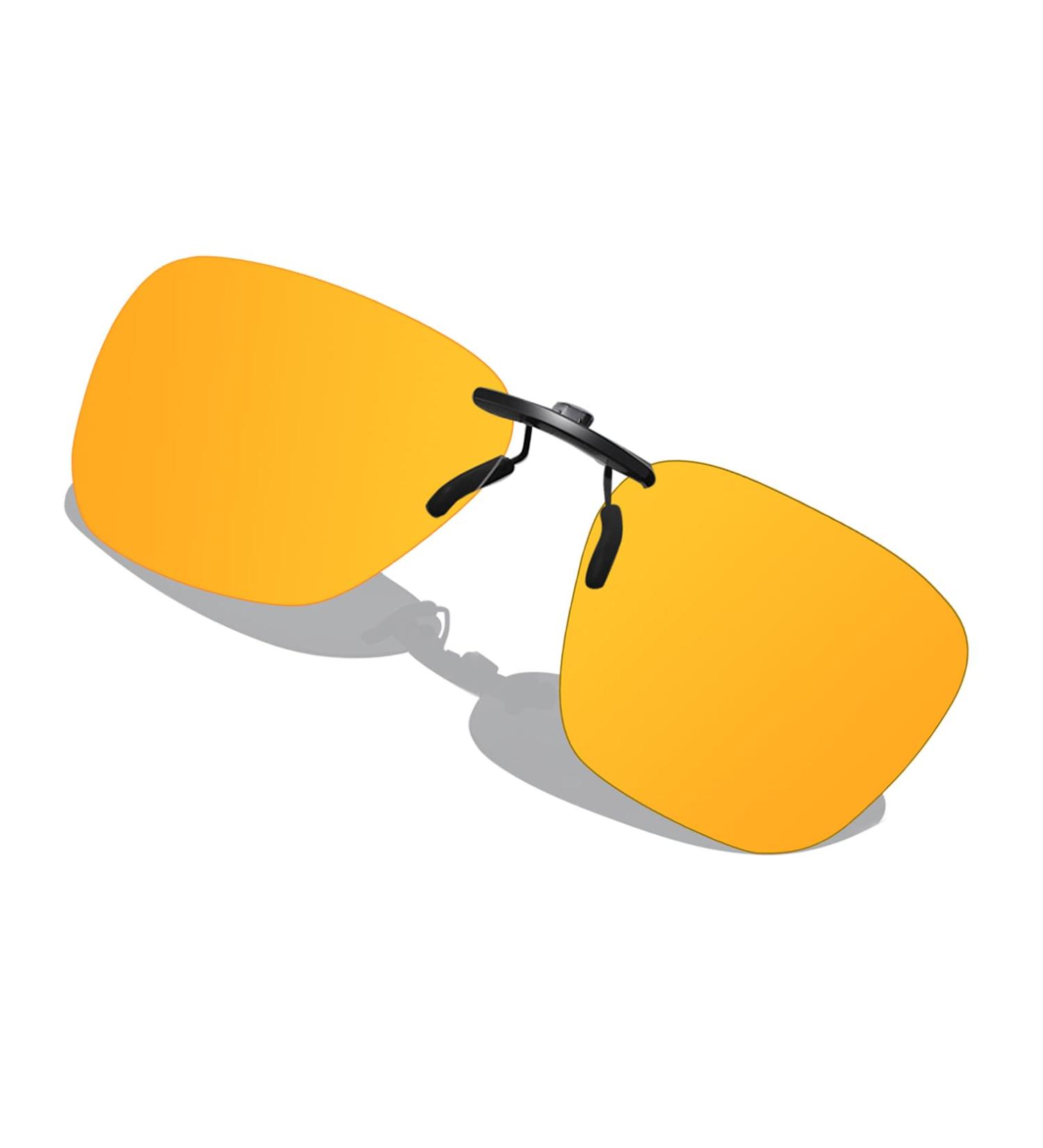 Clip-On Blue Light Blocking Glasses for Large Prescription Glasses - Unisex TS103-3 Non-Flip - Buy Online on GoSupps.com