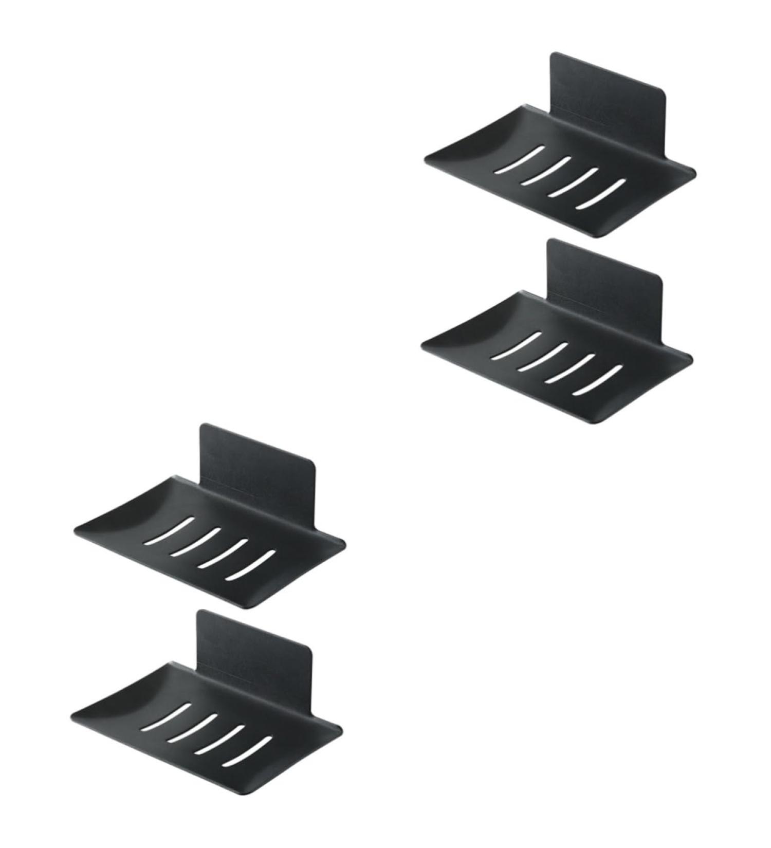 Ciieeo 4 Pcs Soap Holder Soap Bar Holder Kitchen Sink Bathroom Soap Rack Travel Containers Kitchen Soap Rack Body Wash Sponge Travel Soap Case Drain Wall-mounted Carbon Steel Metal - Buy Online on GoSupps.com