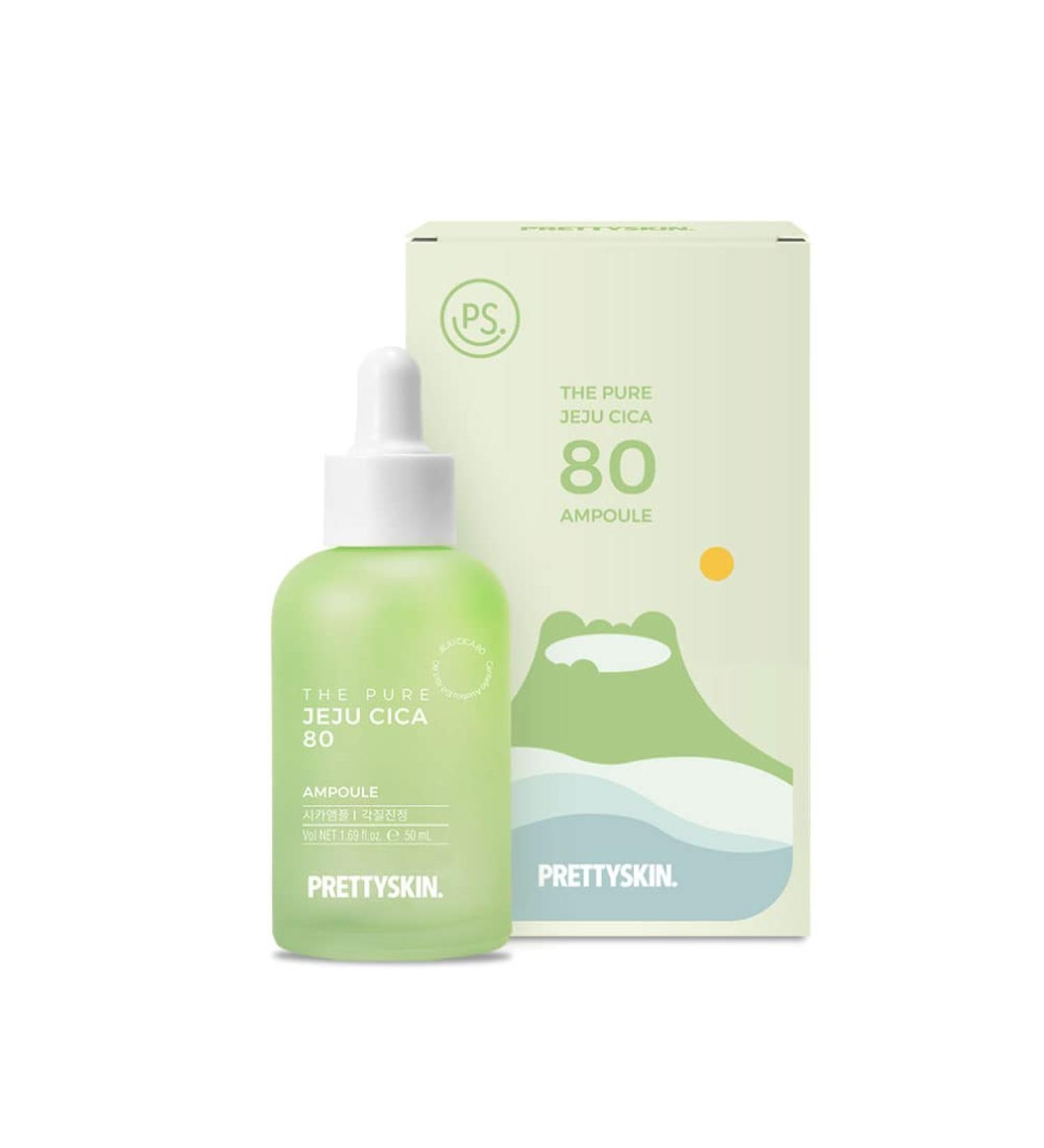 Buy PS.PRETTYSKIN Pure Jeju Cica Ampoule 80% - Soothing Revitalizing & Hypoallergenic Skin Care | International Shipping Available - Buy Online on GoSupps.com