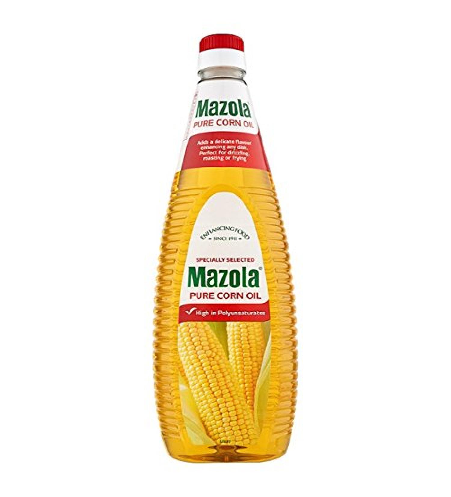 Mazola Pure Corn Oil 1 Litre Pack of 8