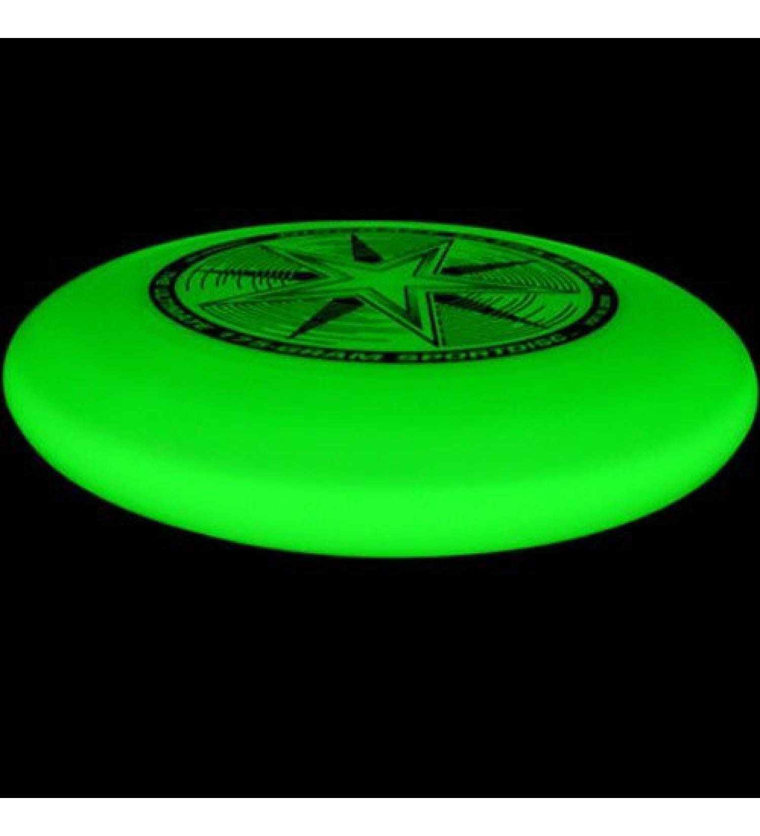 Discraft 175 gram Ultra-Star Sportdisc-Nite-Glo, colors may vary