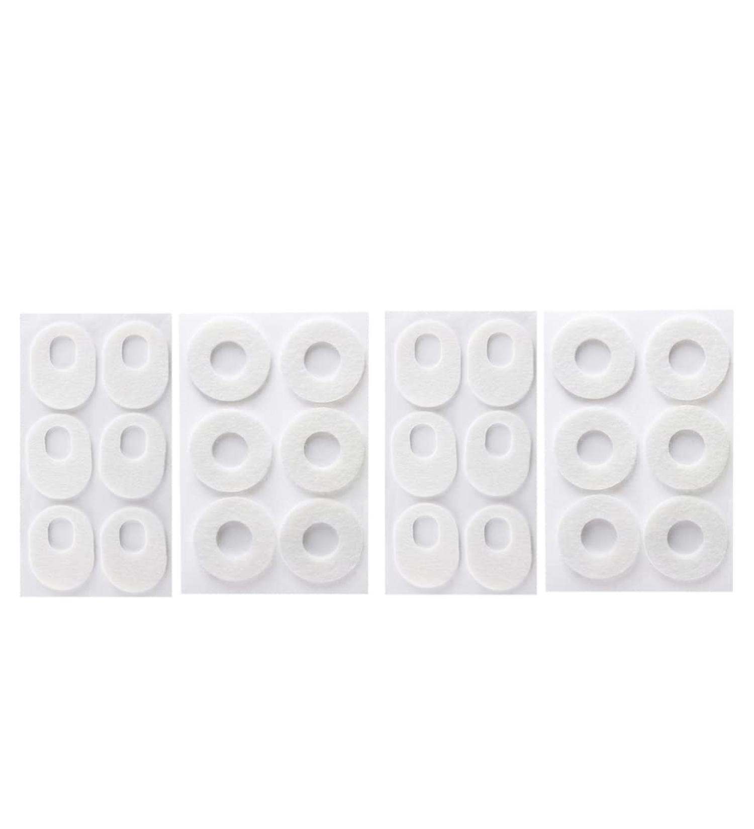 Healifty Corn Cushions Toe Pad - Self Adhesive Callus Cushions - Foam Corn Pads for Foot Care - Toe Protectors (White, 4Pcs) - Buy Online on GoSupps.com