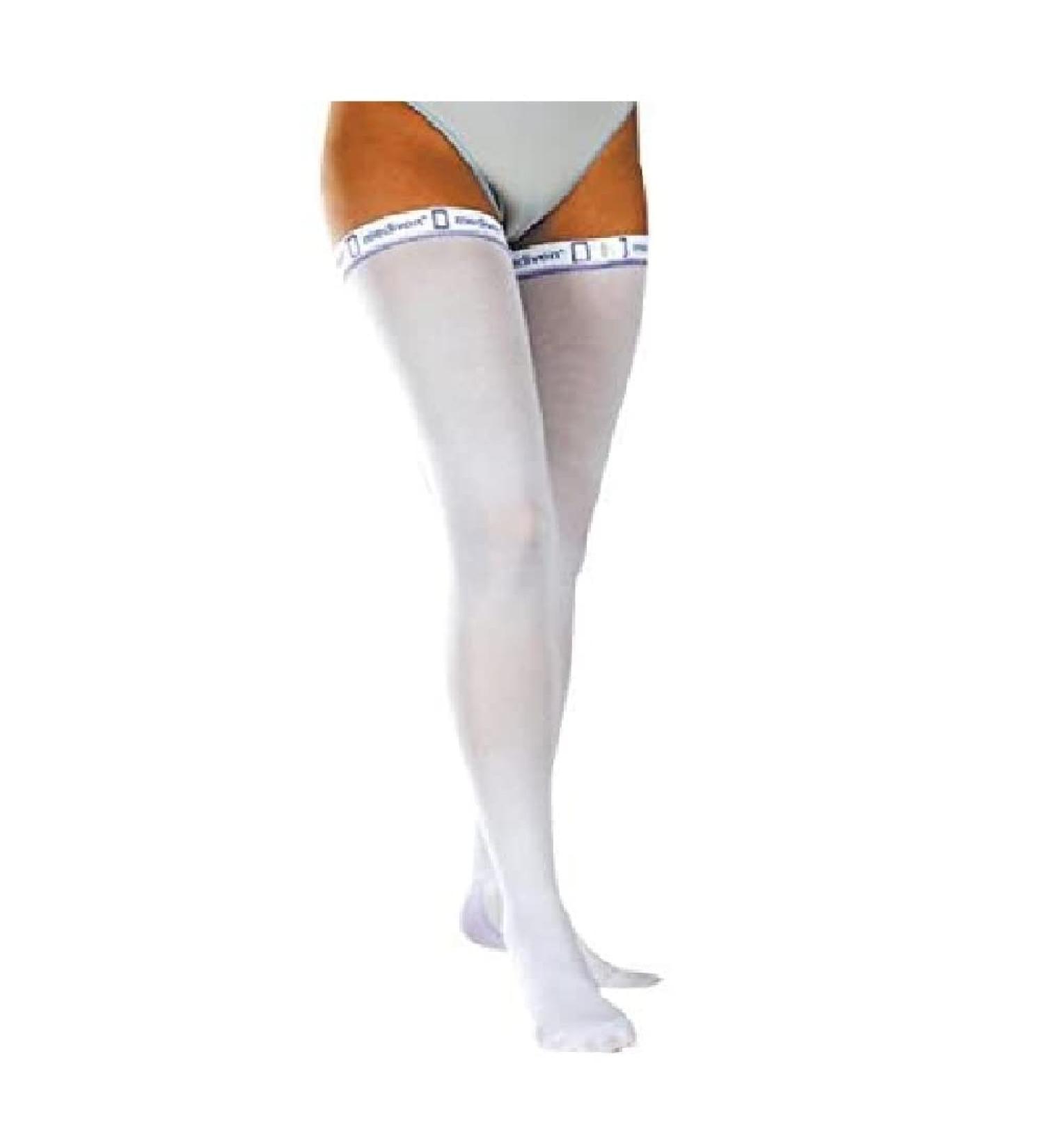 Medi Hold-Up Stockings - White Size S-X | Circonf 20-22 Thigh Circumference 56-70 | Comfort & Support for Every Occasion - Buy Online on GoSupps.com