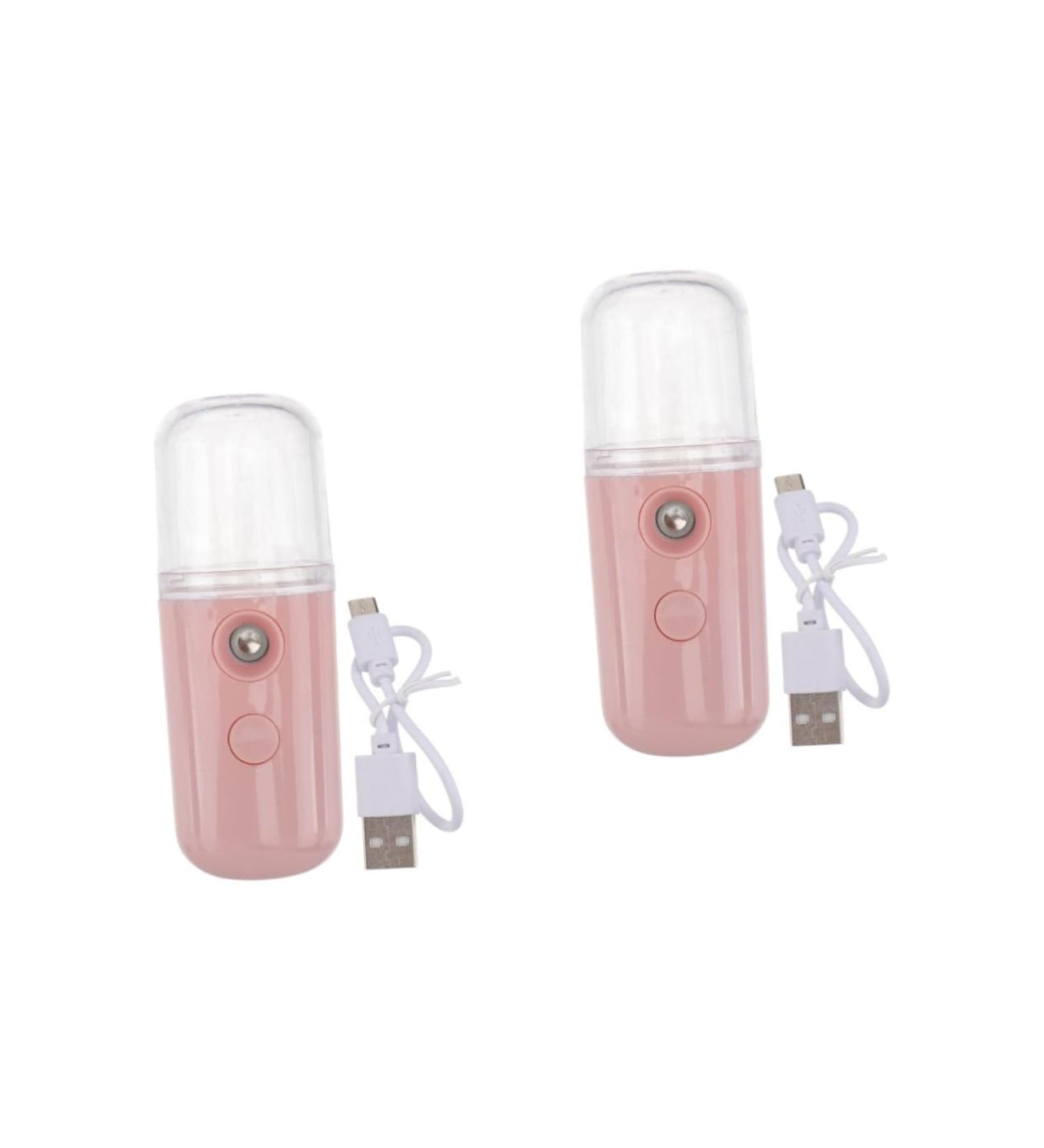 Healeved 2 Sets Humidifier Nano Facial Mister Steamer for Face Rechargeable Mister Nano Steamer PC - Buy Online on GoSupps.com
