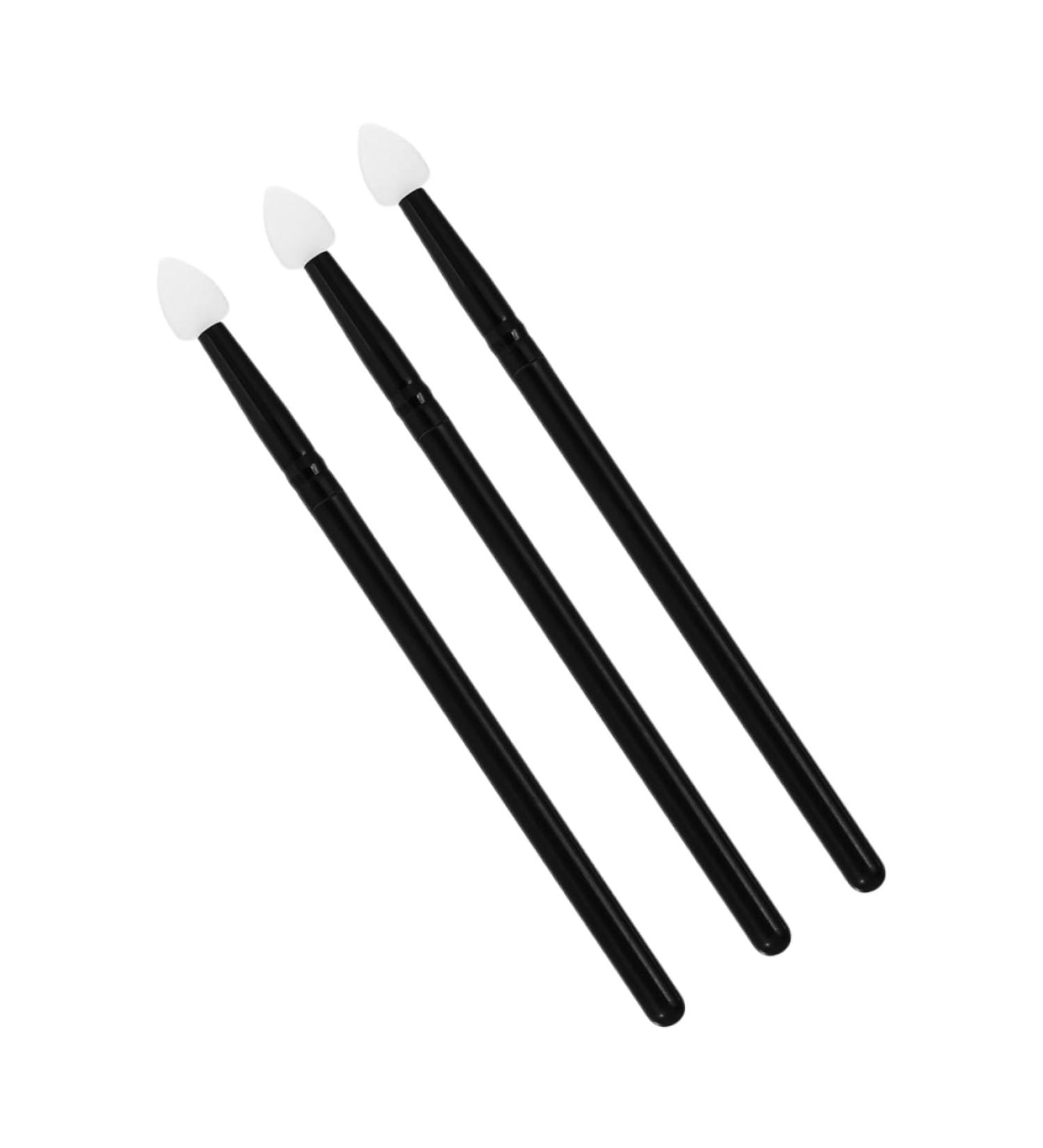 Baluue 3pcs Makeup Brush Eye Shadow Brush for Makeup Eye Primer Brush Eyeshadow Sticks Black Aluminum - Buy Online on GoSupps.com