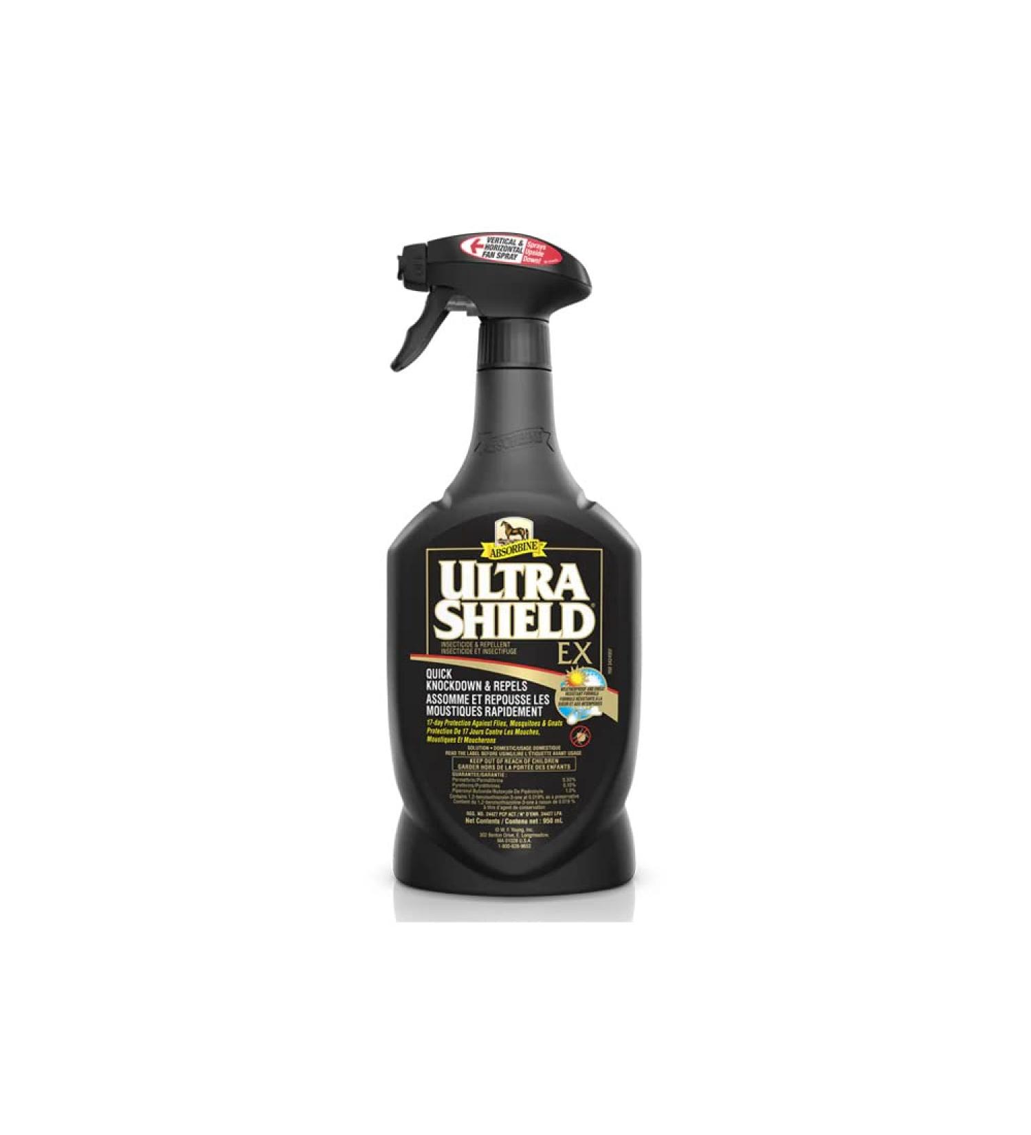 Absorbine UltraShield EX Insecticide & Repellent for Horses & Ponies 950ml Spray Bottle - Buy Online on GoSupps.com