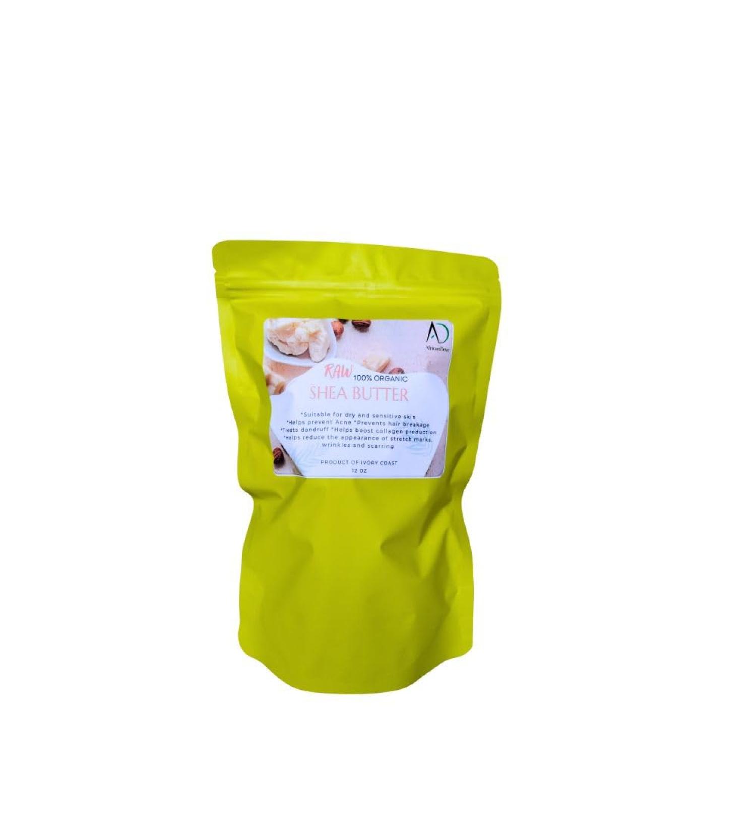 Pure Shea Butter 100% Organic -12 oz- (Africa)