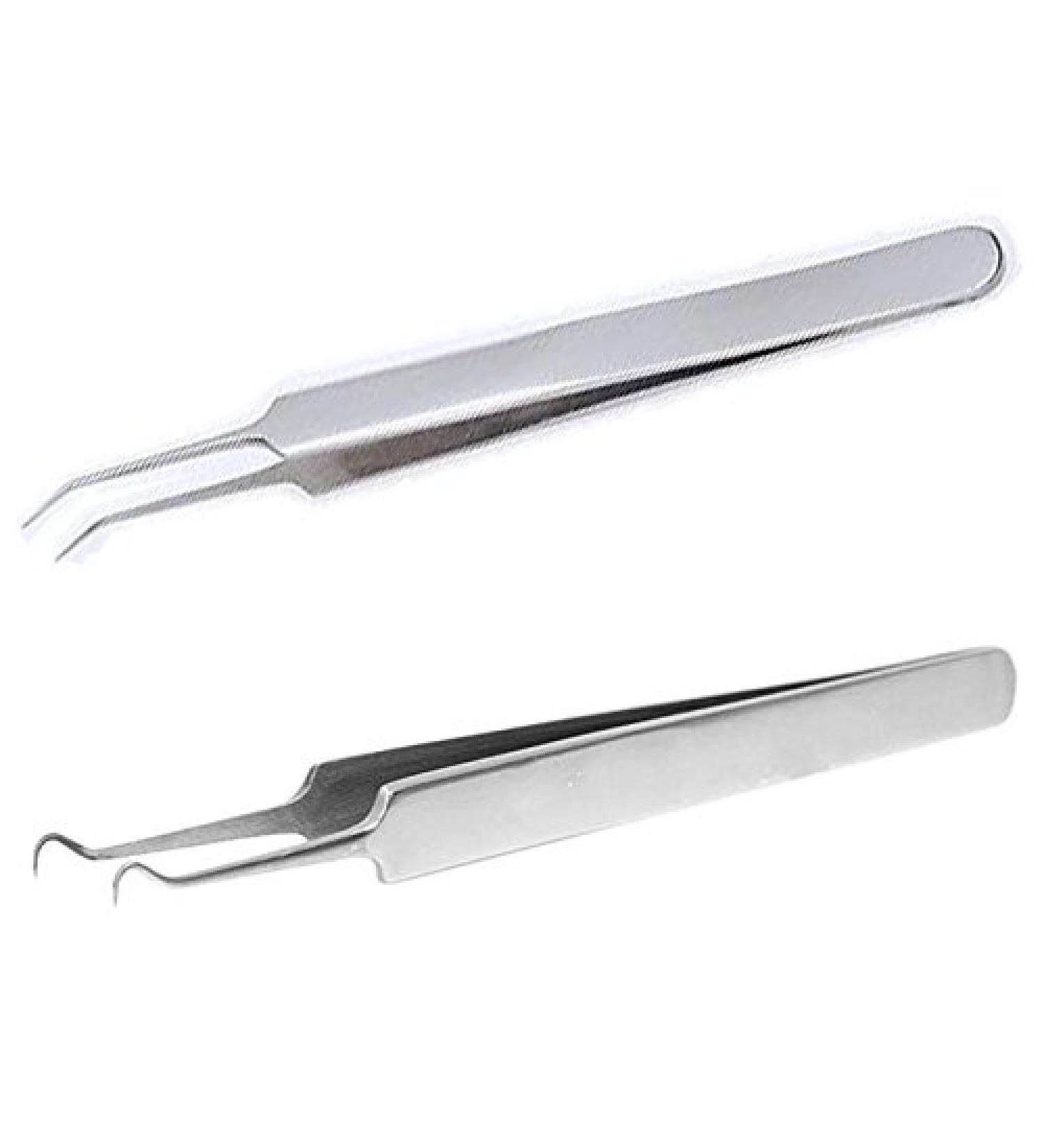 Glamza Blackhead Remover Set - Curved & Straight Edge 2 Pack | Best International Shipping - Buy Online on GoSupps.com