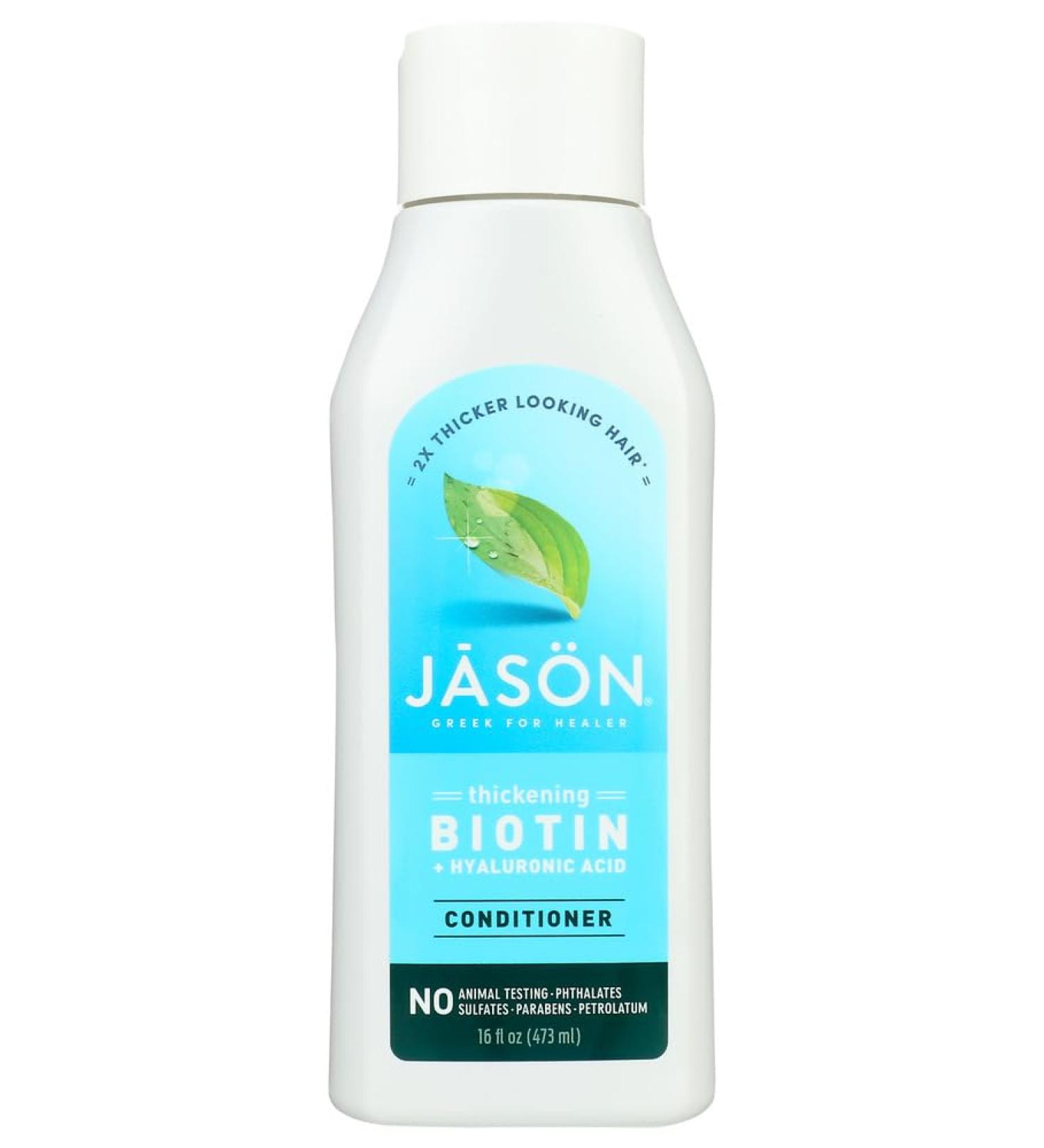 Jason's Natural Biotin Conditioner 2x16 Oz - Nourishing Hair Care for Vitality | International Shipping Available - Buy Online on GoSupps.com