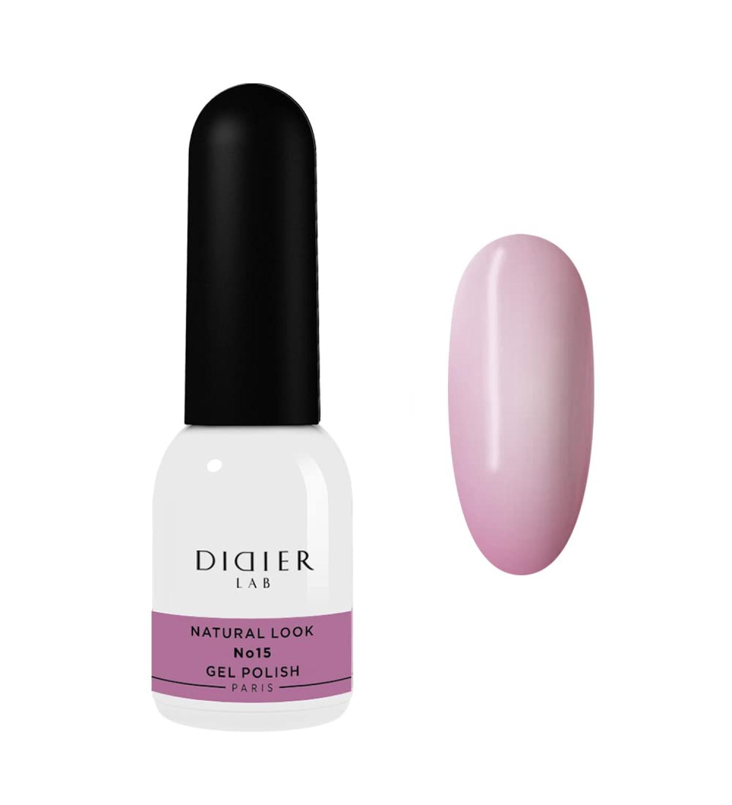 Didier Lab - Premium Gel Nail Polish Natural Look No15- Gel Nail Varnish - Nail Art - Long-Lasting Nail Polish - Easy to Apply - Gel Nails - Jelly Nail Polish - UV/LED - Chip Resistant - Buy Online on GoSupps.com