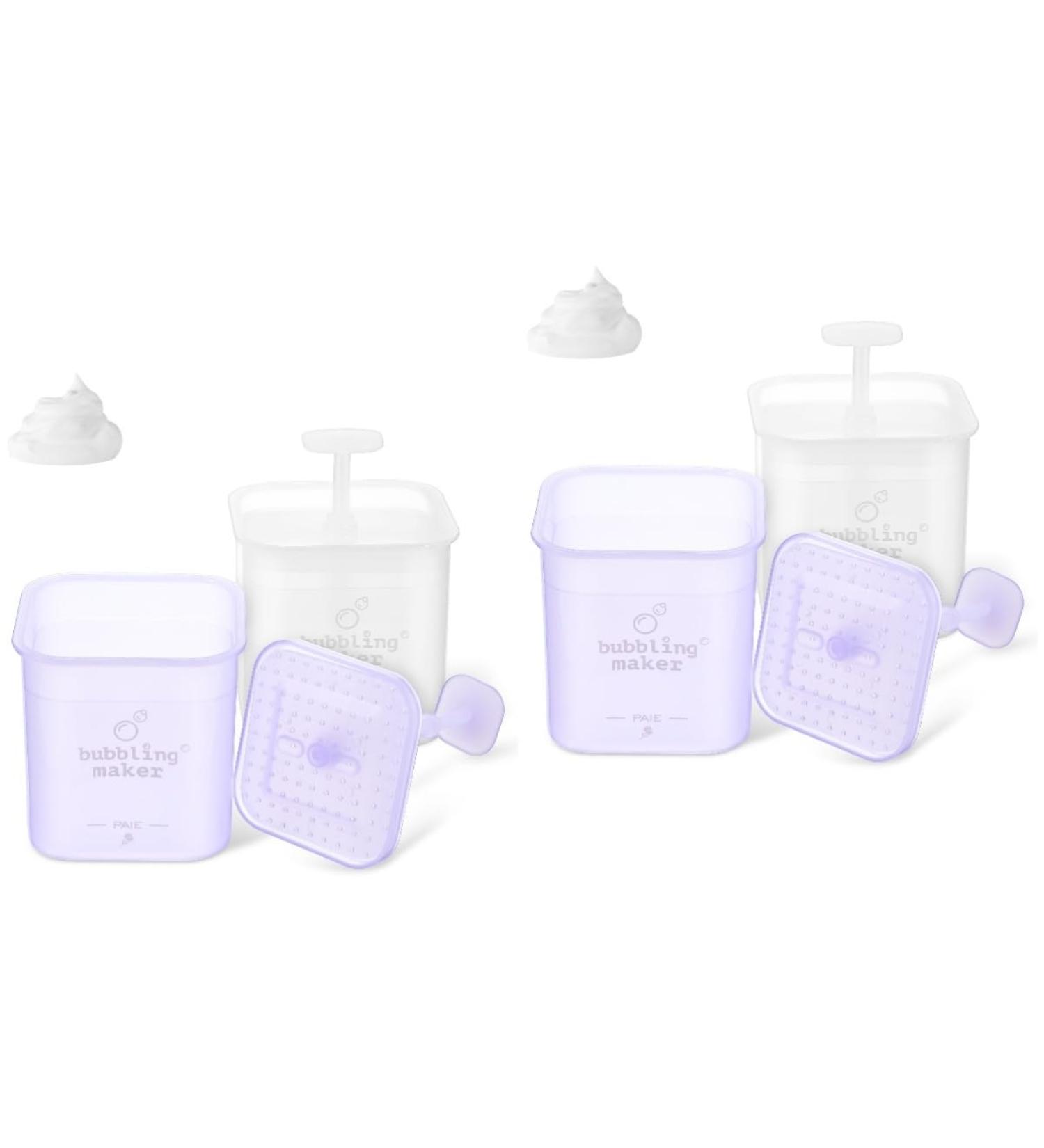 FOMIYES 4 Pcs Foam Cup Facial Marshmallows Face Wash Face Foam Maker Foaming Tools Plastic 11.00X7.50X7.50CMx2pcs As Shownx2pcs - Buy Online on GoSupps.com