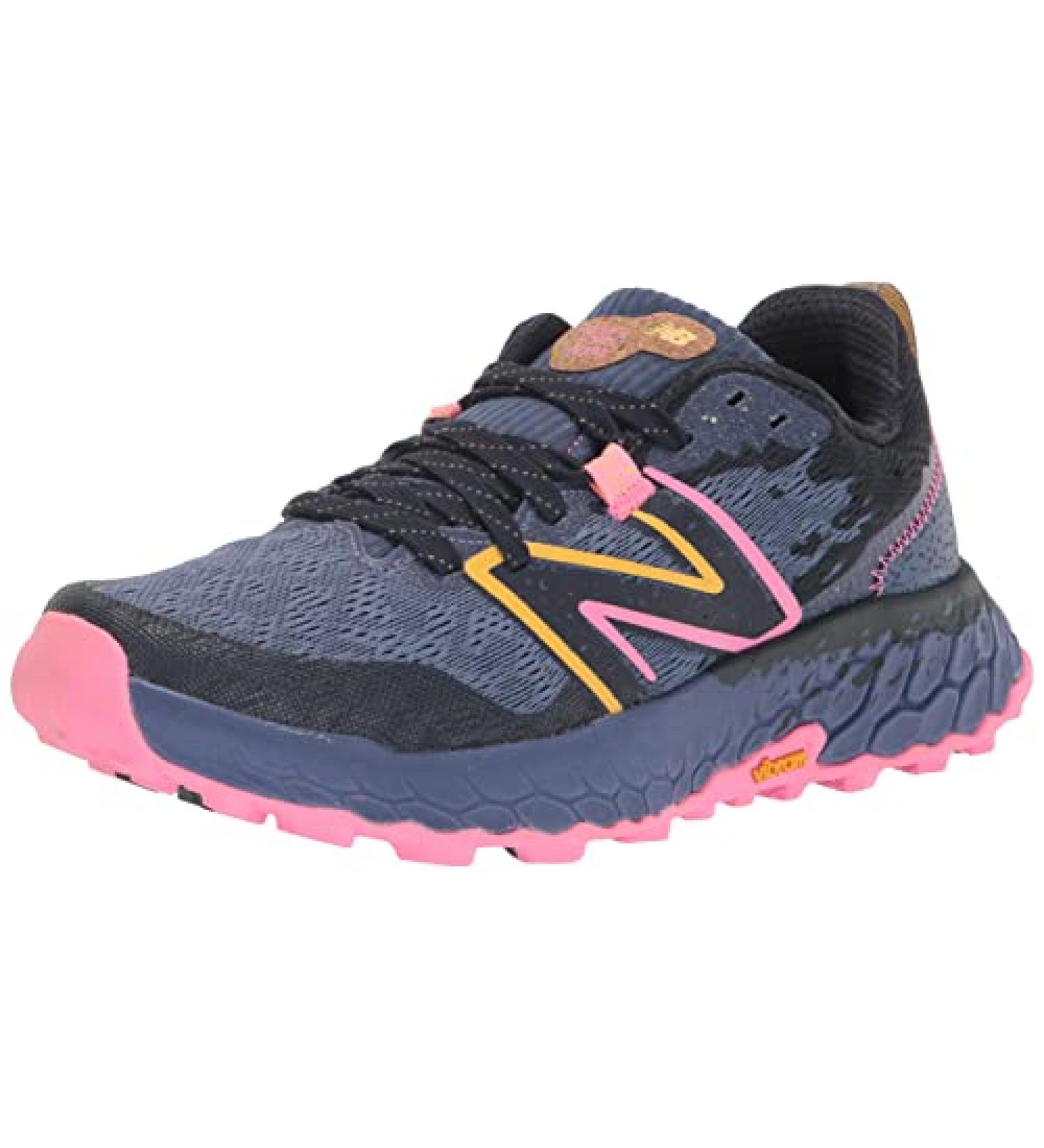 New Balance Women's Fresh Foam X Hierro V7 Trail Running Shoe 10 - Night Sky/Vibrant Pink/Black - Buy Online on GoSupps.com