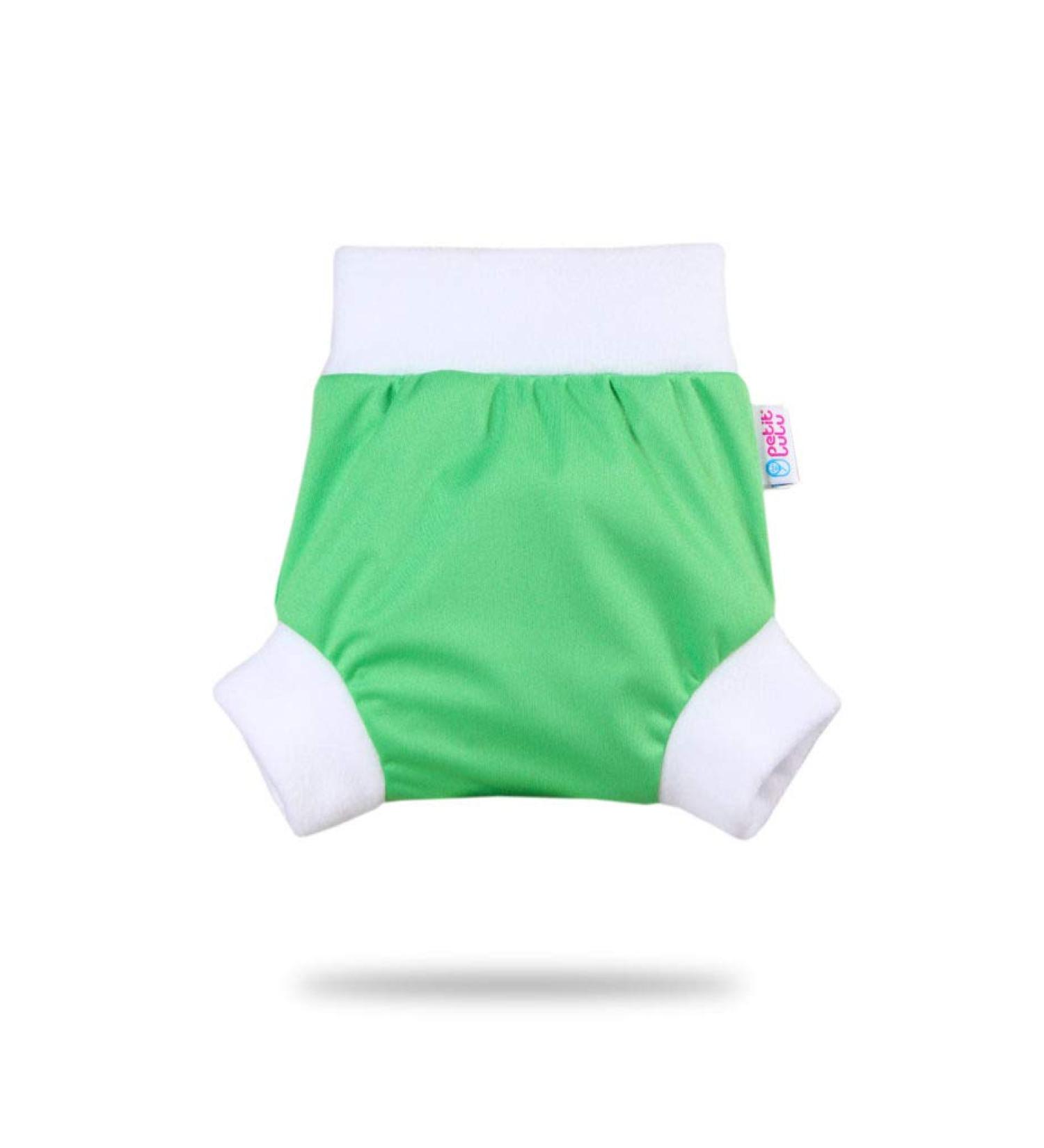 Petit Lulu Size L Washable Diaper Wrap | Reusable Cloth Nappy Cover (Green) - Buy Online on GoSupps.com
