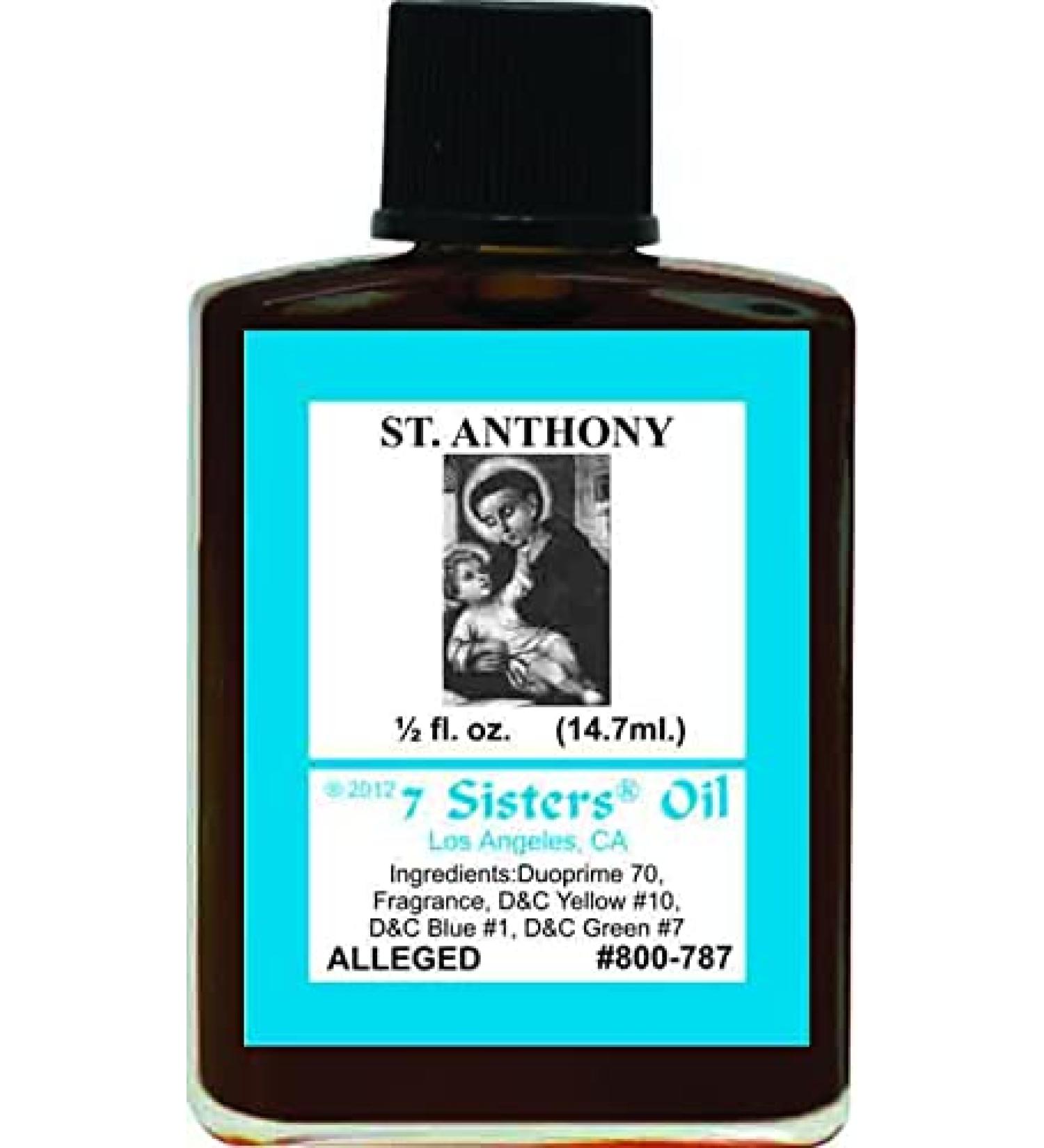 7 Sisters Saint Anthony Oil 1/2 fl. oz.