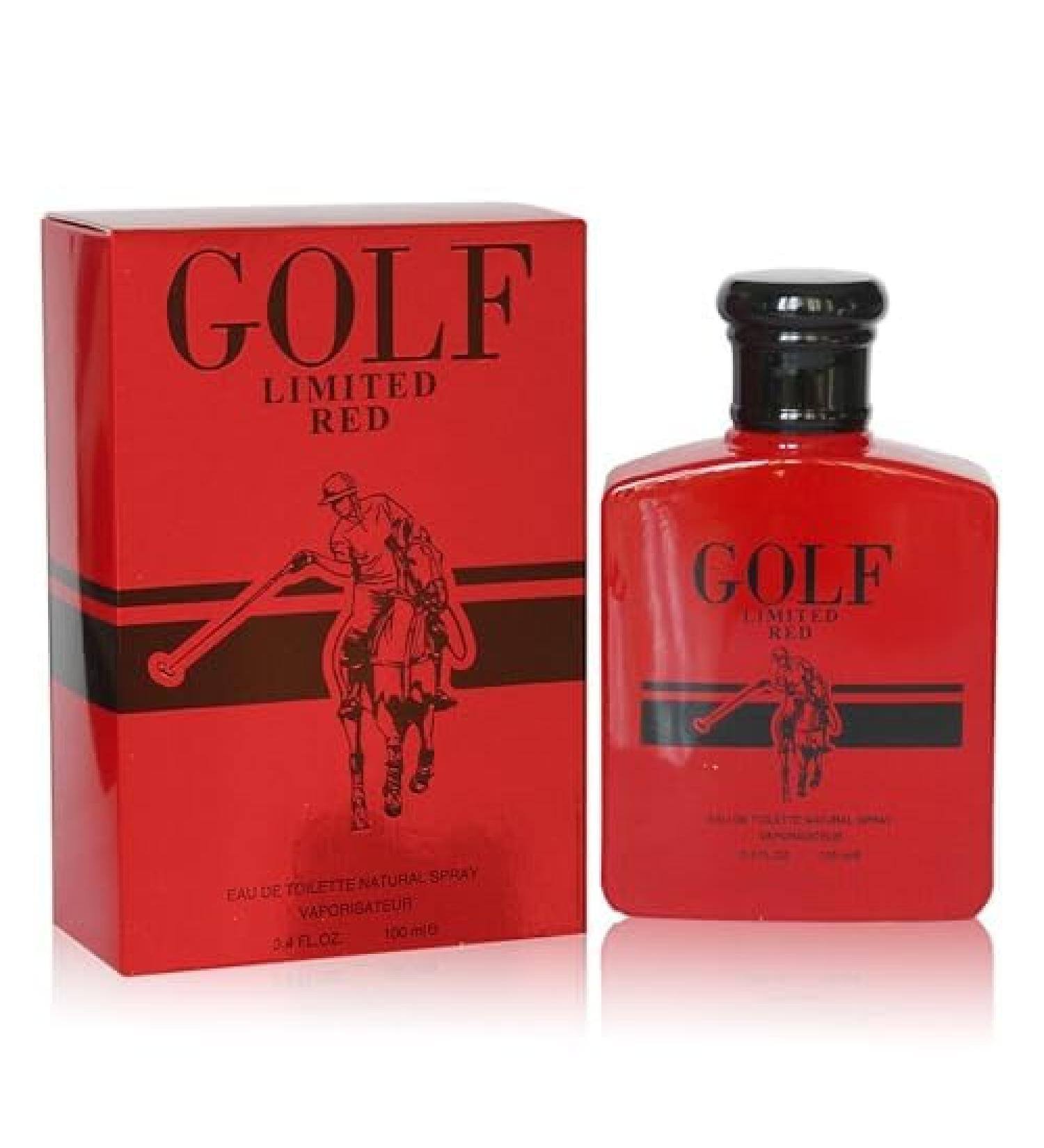 Golf Limited Red Cologne for Men/Eau de Parfum Natural Spray 3.4 Fl Oz Perfume for Men Suitable for All Skin Type Men Fragrance Daily Used