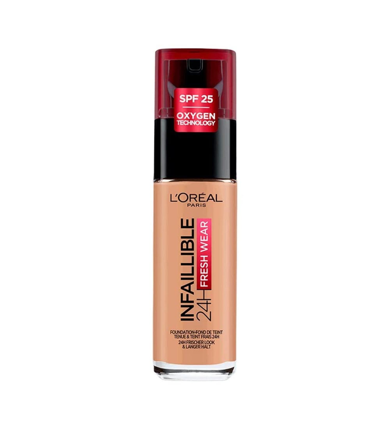 L'Oreal Paris Infallible 24hr Freshwear Liquid Foundation 150 Radiant Beige 30ml 150 Radiant Beige 30 ml (Pack of 1)