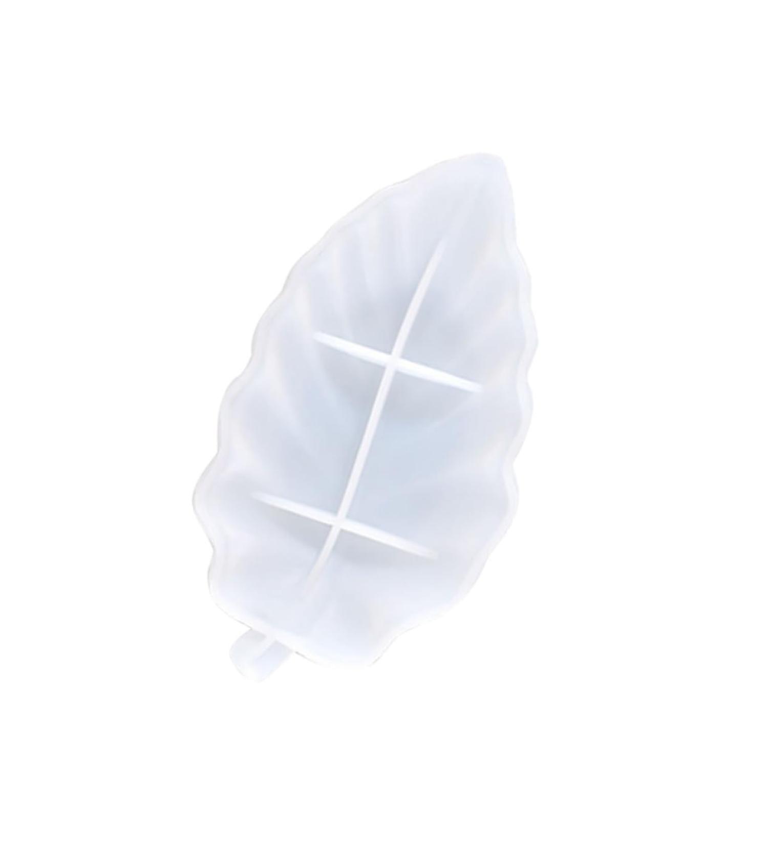 NUOBESTY 1pc Leaves Silicone Mold Silicone Molds Fruit Trays Soap Dish Silicone Fruit Tray Mold Crystal Plate White 16x9.9cm - Buy Online on GoSupps.com