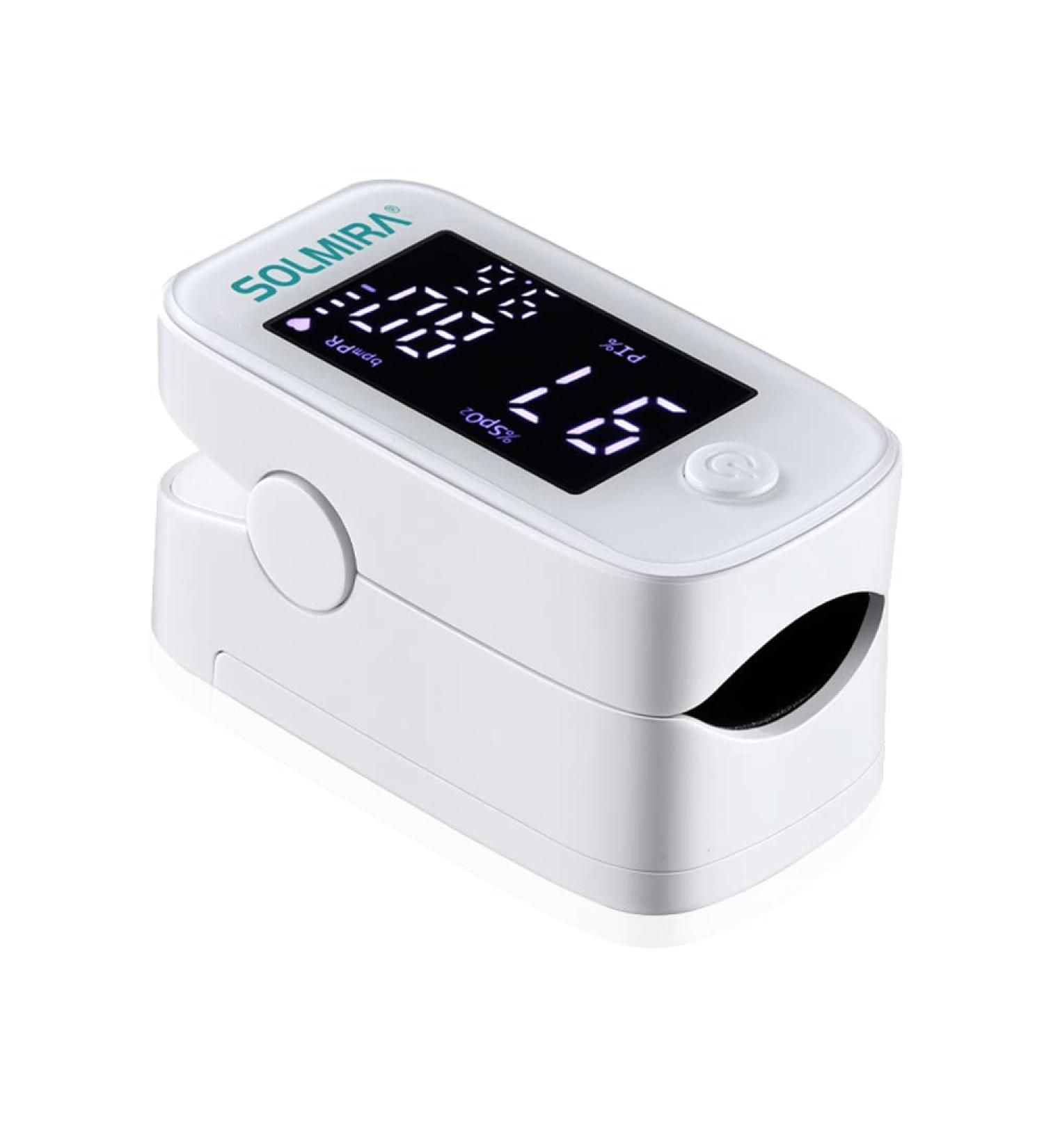 SOLMIRA Finger Pulse Oximeter High Accuracy Quick Result Includes Cord - Buy Online on GoSupps.com