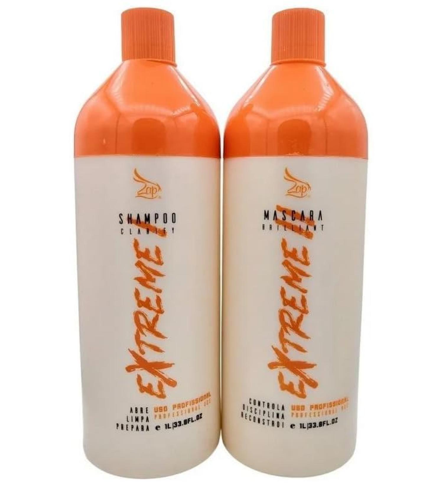Extreme Progressiva Keratin Smoothing Brazilian Professional Treatment without Formalin 2x1L