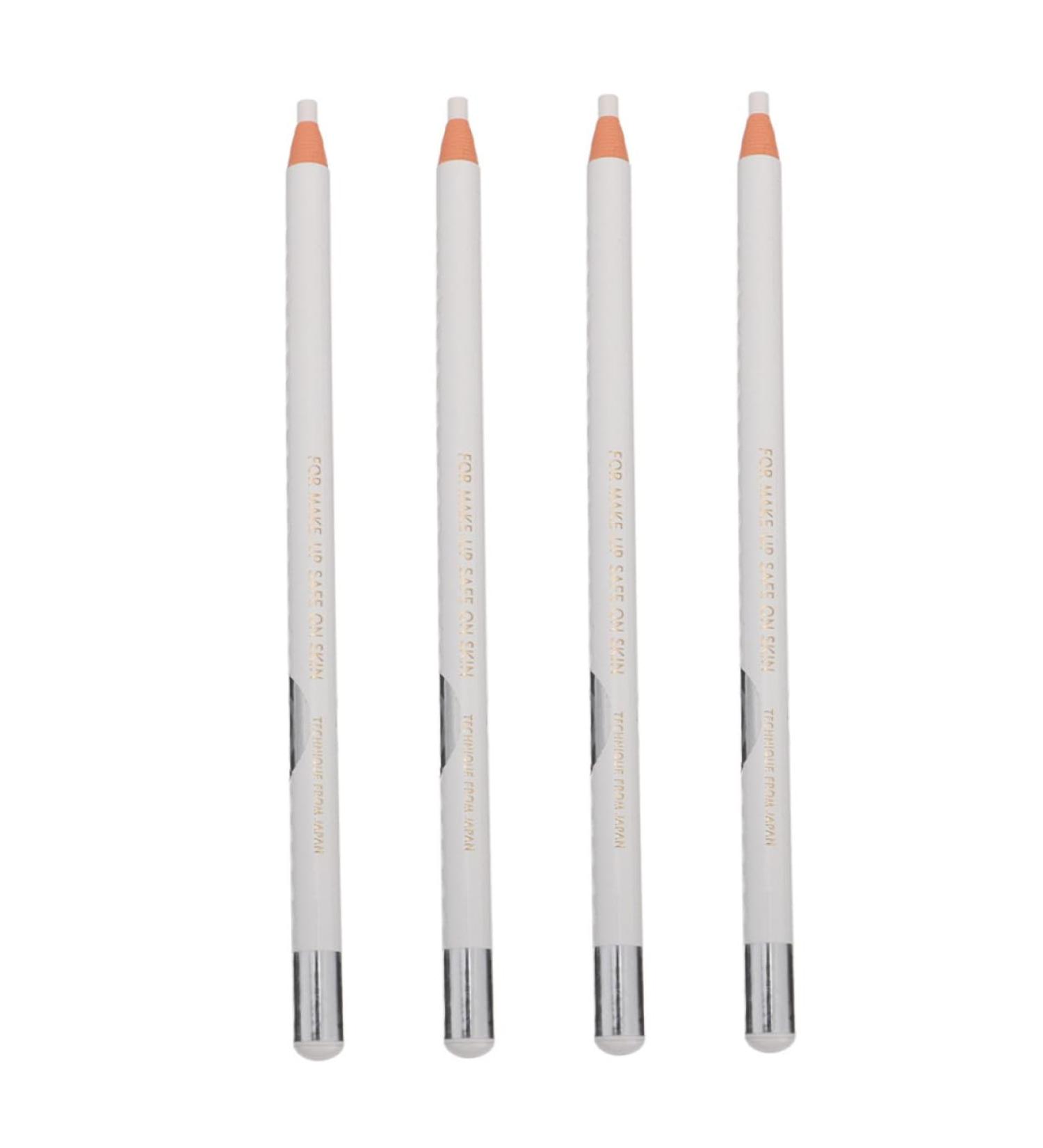 BIUDECO 4pcs White Line Drawing Eyebrow Pencil Eye Liner Pens Eye Makeup Accessory Eyeliner Pencil Ozokerite - Buy Online on GoSupps.com