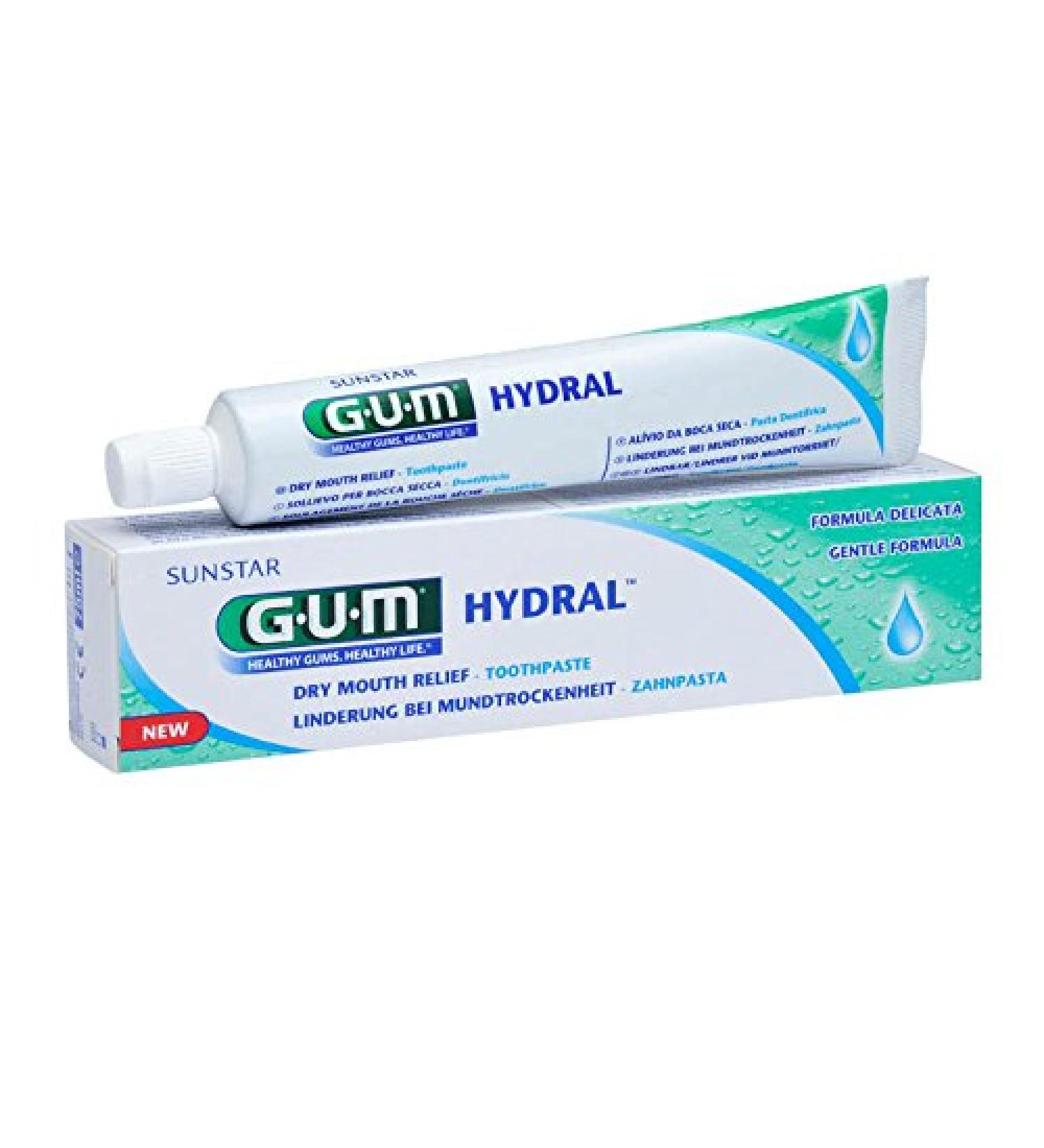 GUM HYDRAL toothpaste 75 ml value pack of 6 (6x 75ml)