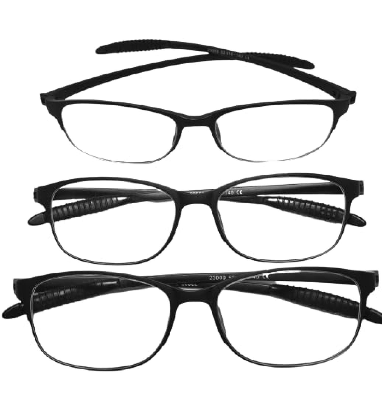 Advanced 3 Dioptria Reading Glasses - Lightweight Unisex Comfort | Quality Specs for Men & Women - Available in 1.0 - 4.0 Diopters - Buy Online on GoSupps.com