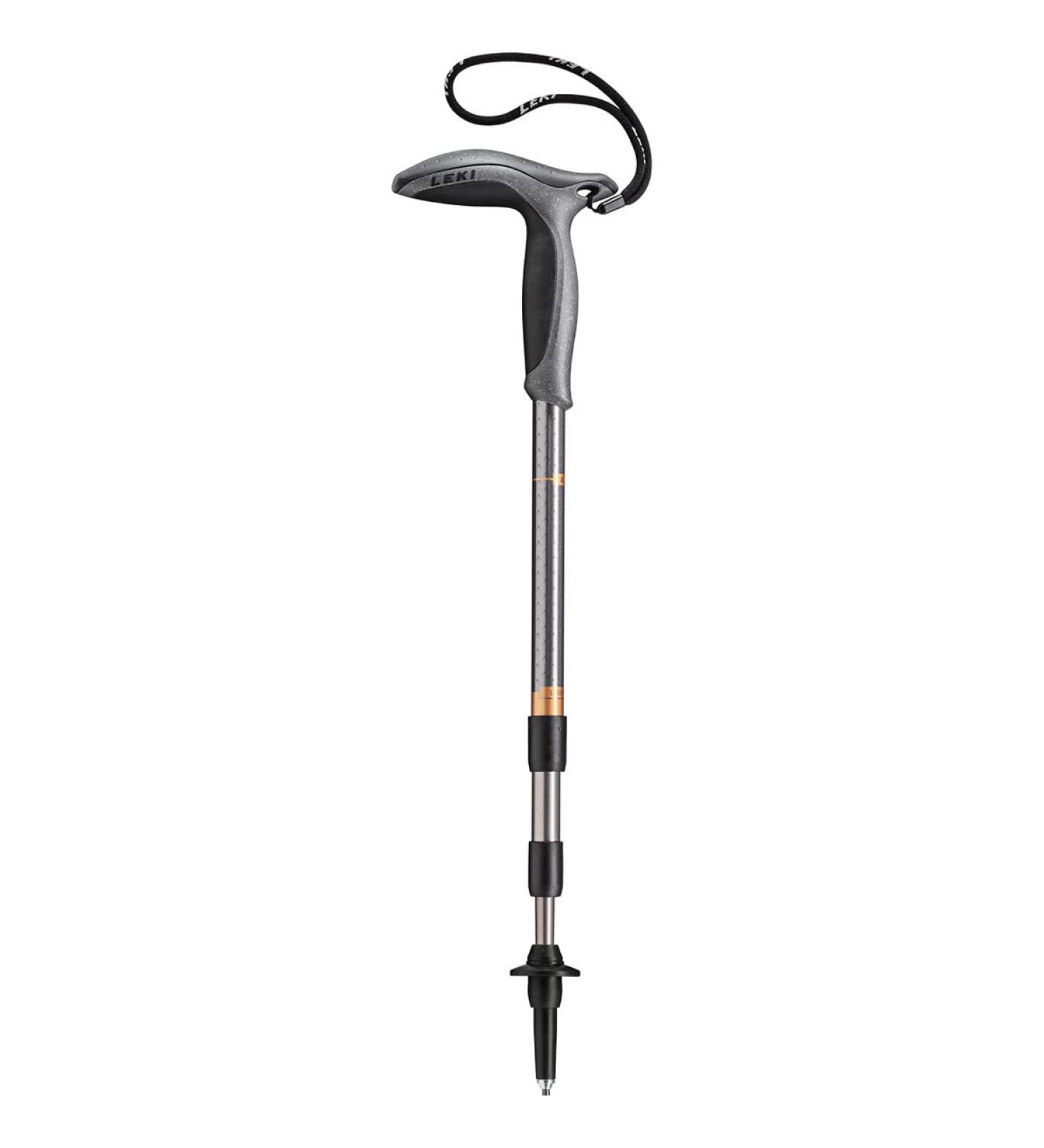 LEKI Voyager hiking poles 66-90cm dark anthracite-copper