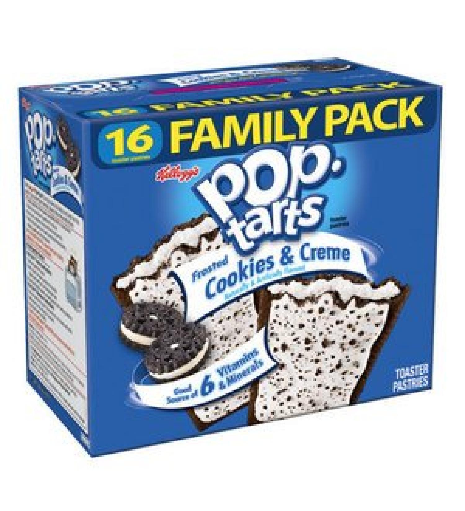 Pop-tarts Frosted Cookies & Creme Toaster Pastries