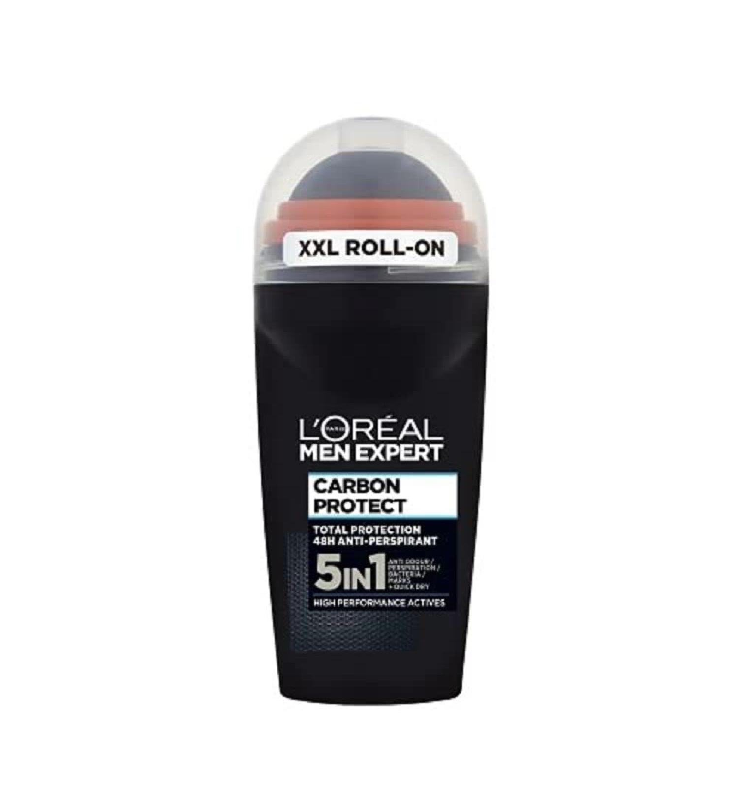 L'Oreal Paris Men Expert Carbon Protect 48 Hour Roll-On  Multi-color  Fresh  1.69 Oz