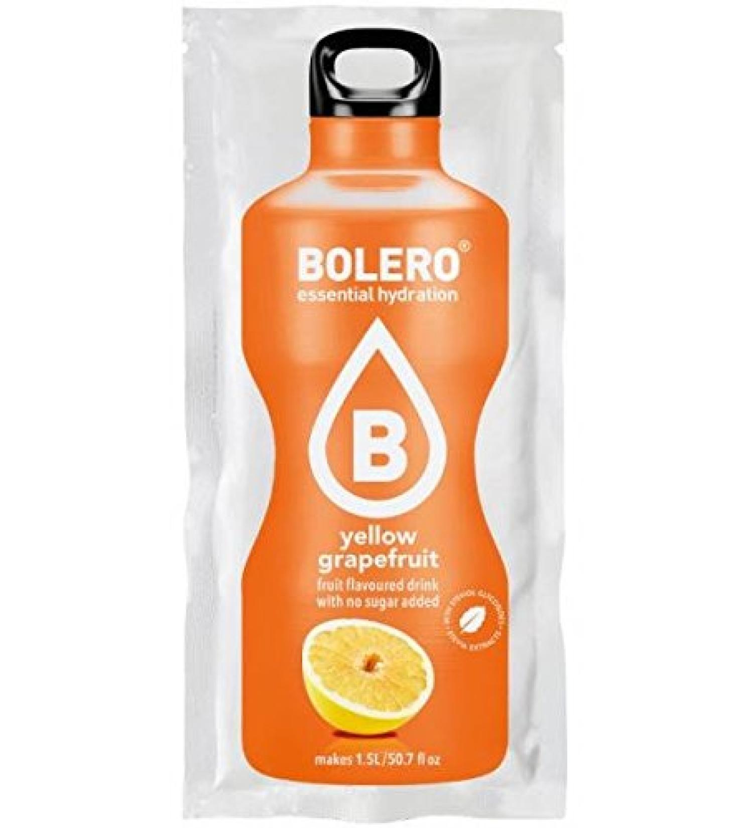 Bolero Drinks Yellow Grapefruit 24 x 9g Grapefruit 9 g (pack of 24)