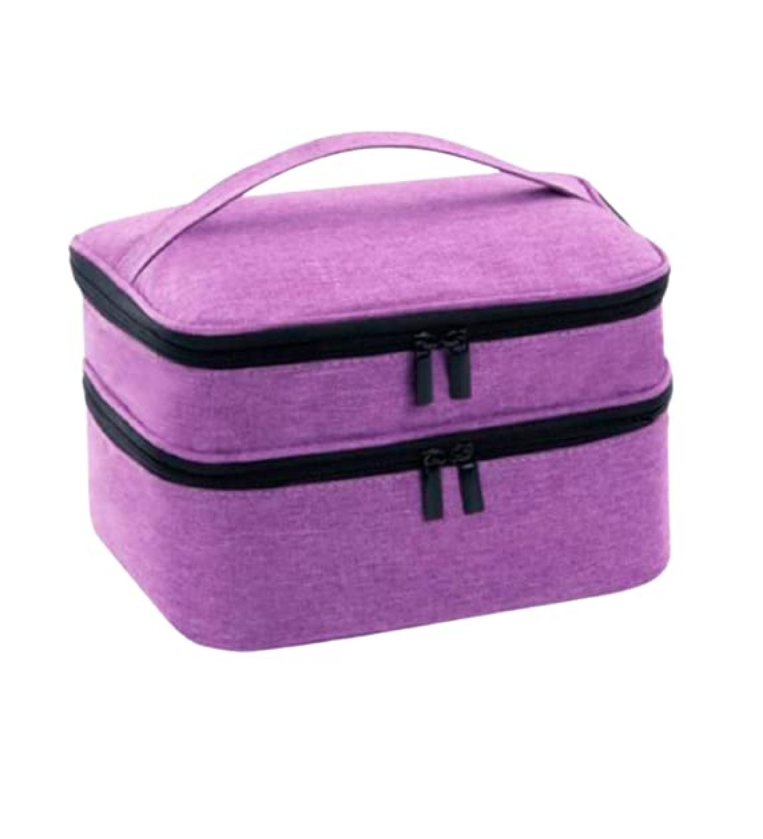 Nail Polish organizer bag Purple - Buy Online on GoSupps.com