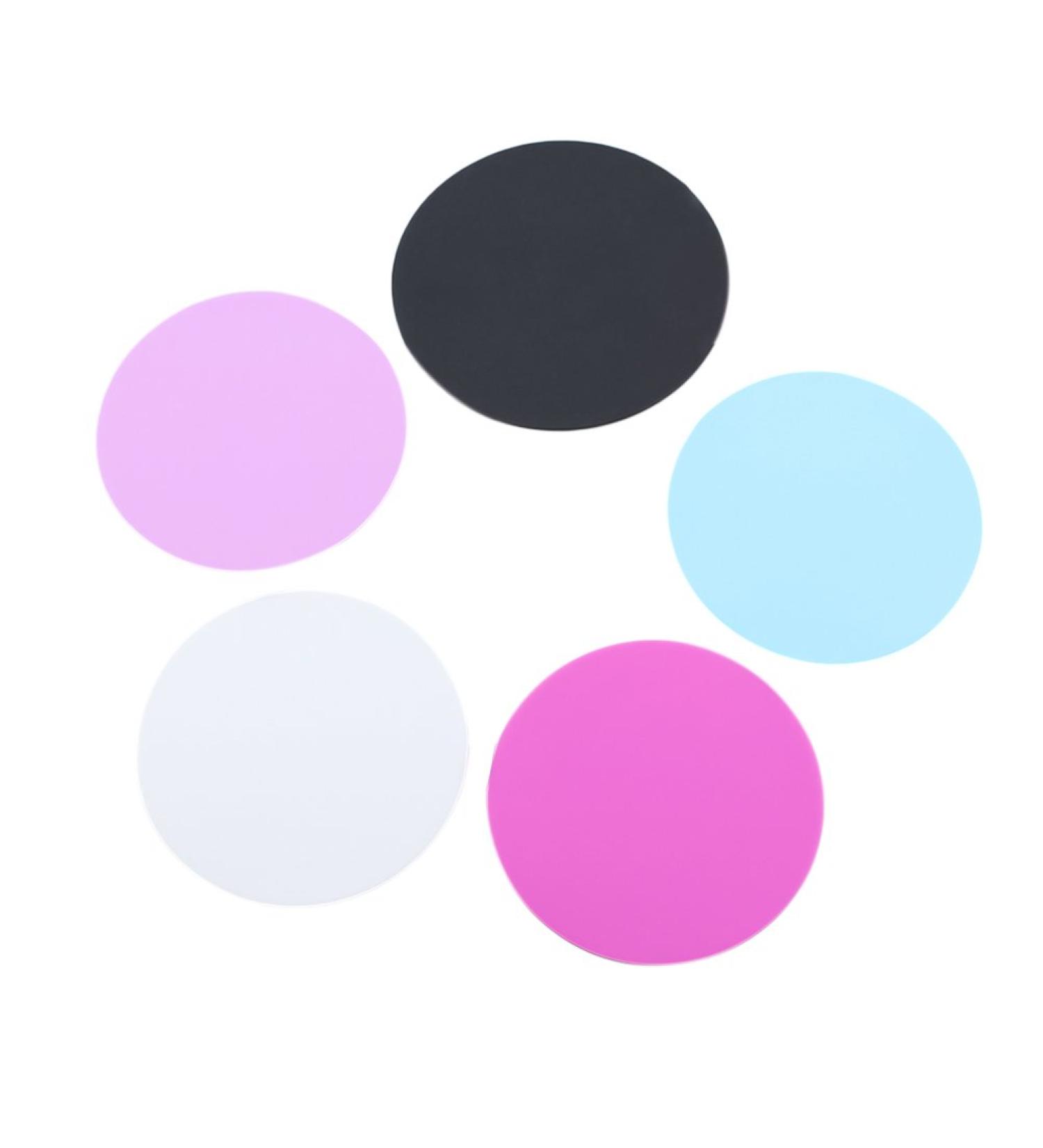Frcolor 5Pcs Professional Nail Art Silicone Palette for Cosmetics, Foundation, Mixing, Blending, Paint Tray - Buy Online on GoSupps.com