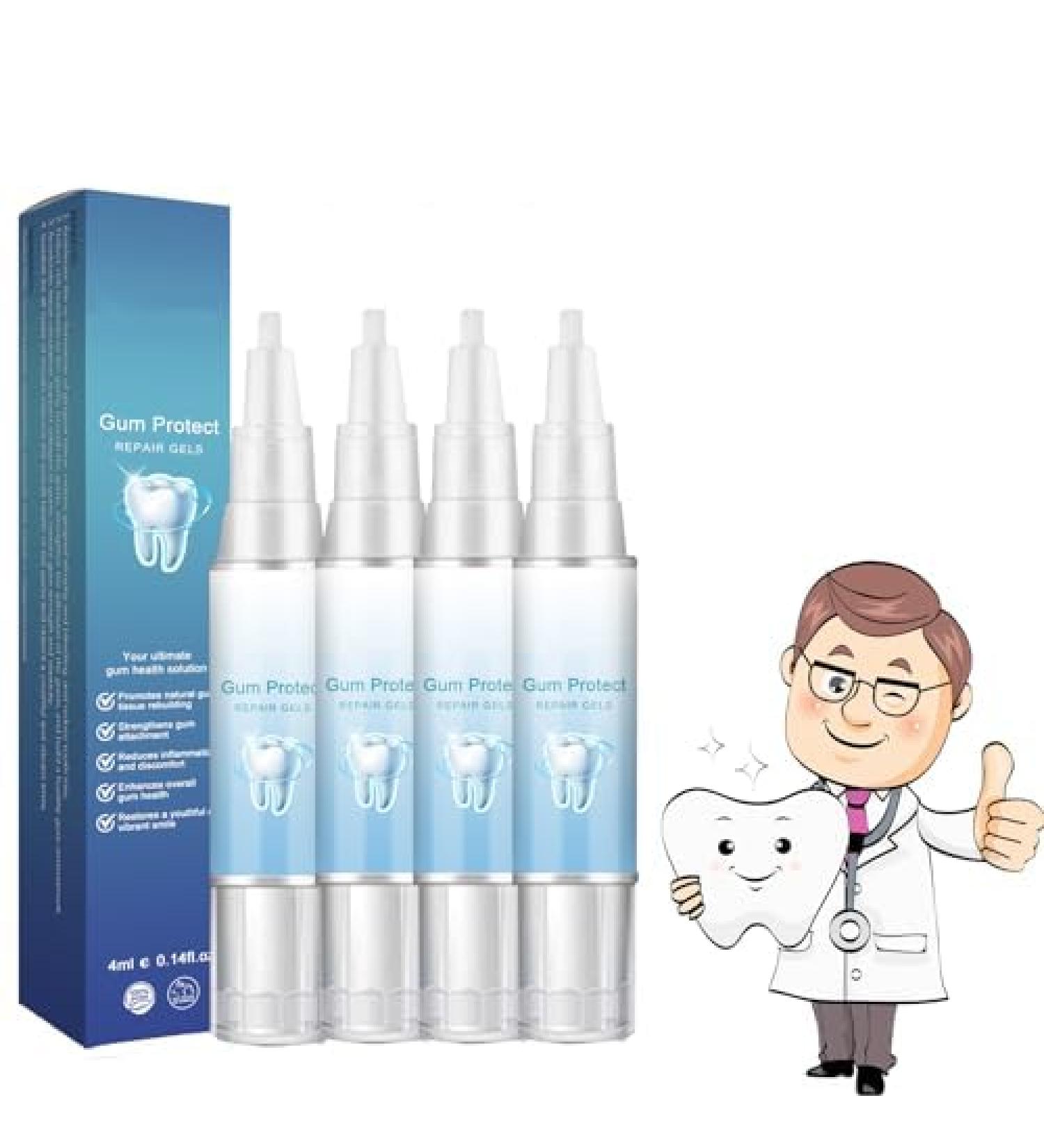 Neslemy Gum Shield Therapy Gel & Lovild's Gum Therapy Gel - Intensive Stain Removal & Tooth Bumpers (4PCs) | Shop Internationally - Buy Online on GoSupps.com
