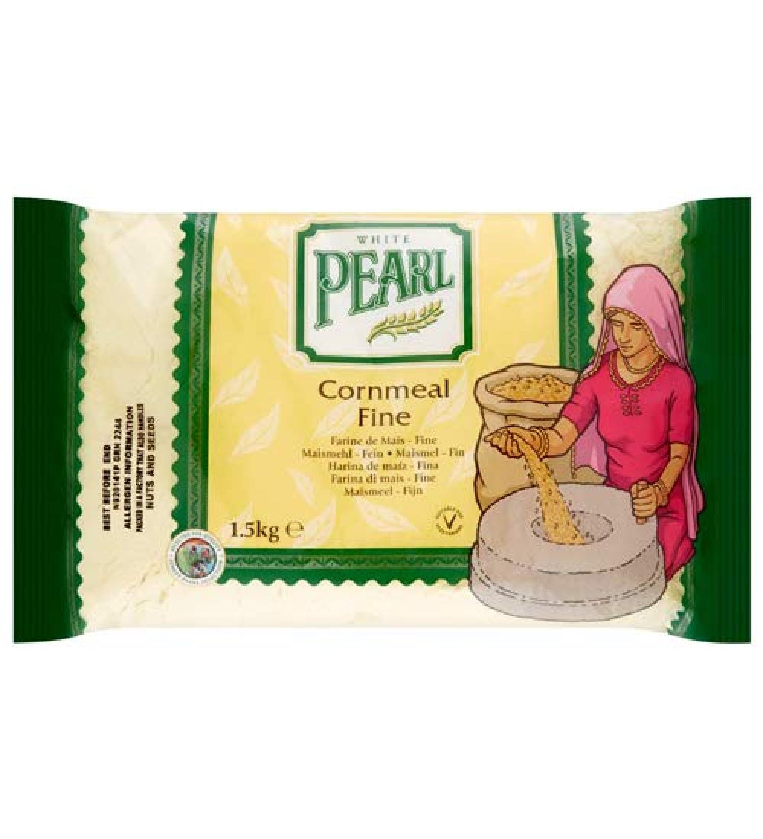 White Pearl Cornmeal Fine 1.5kg