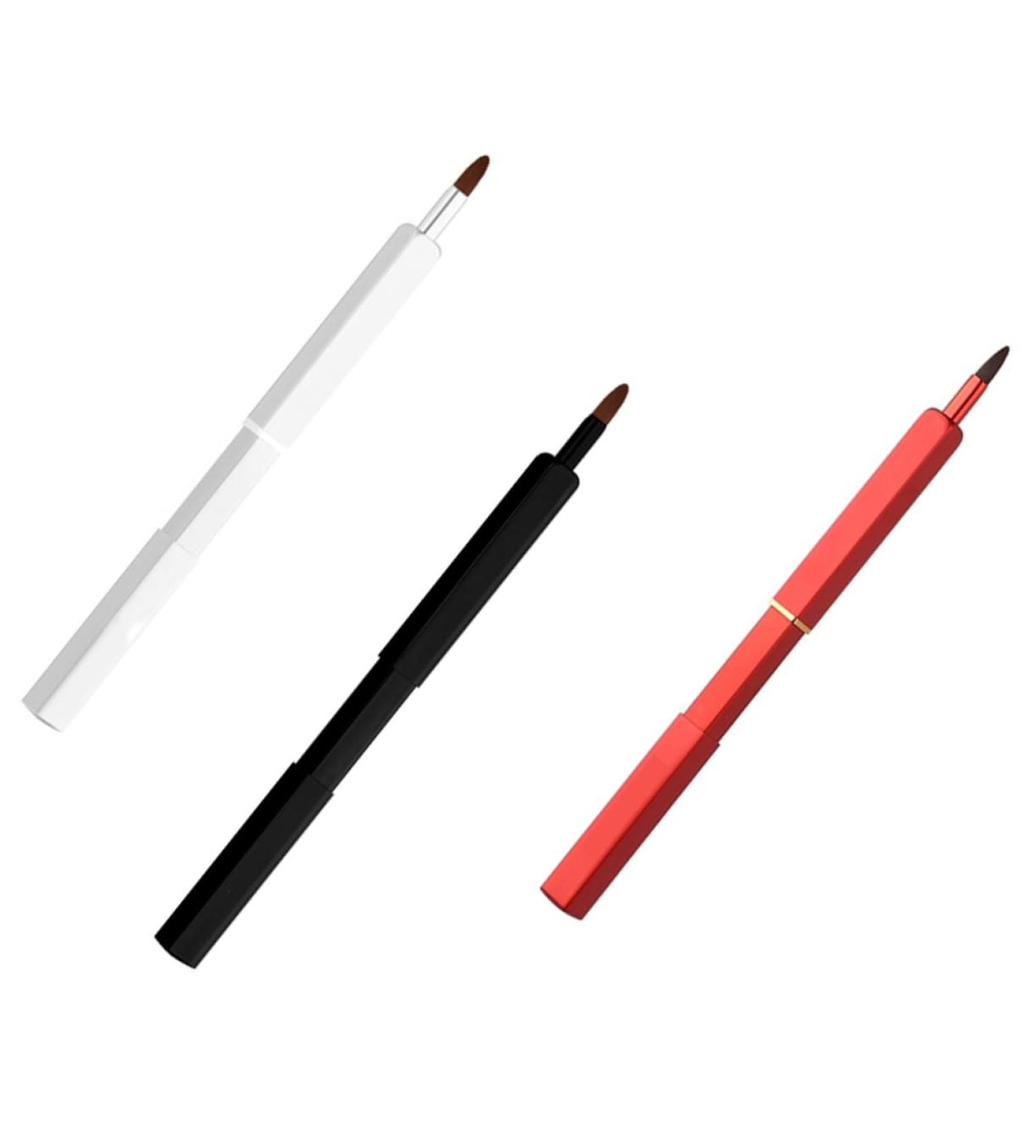 Gogogmee 3pcs Retractable Lip Brush Lipstick Applicator Lipstick Brush Lip Mask Brush Lipstick Lip Mask Applicator Lip Balm Brush Makeup Tool Eyeshadow Makeup Brush Cosmetics Brush - Buy Online on GoSupps.com