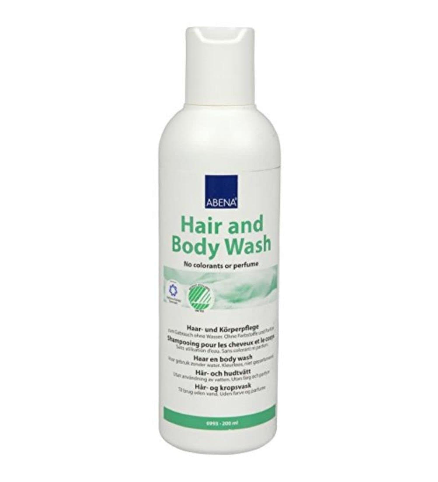 Abena Hair and Body Wash Scented 200 ml-Dry Wash