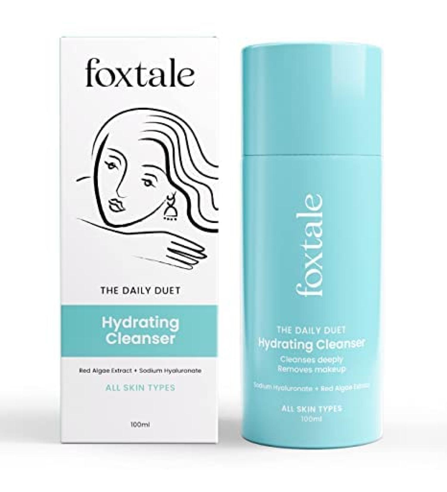 Avoka Naturals Foxtale - The Daily Duet Gentle Hydrating Cleanser -100ml - Buy Online on GoSupps.com