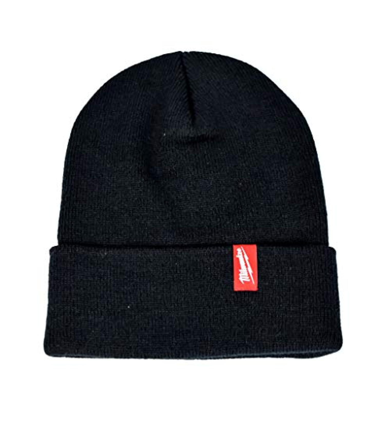 Milwaukee 506B Men's Black Acrylic Cuffed Beanie Hat - Warm Winter Accessories for Men - Buy Online on GoSupps.com