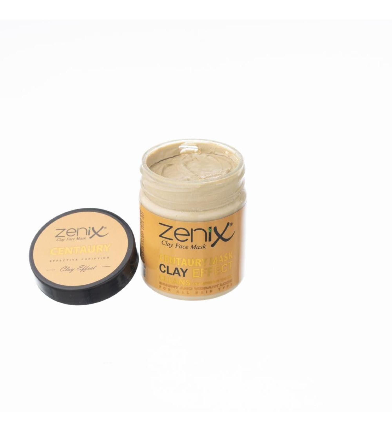 Zenix Clay Face Mask Centaury 190 g | Masque pour le visage avec argile | Cure du visage l'huile de millepertuis | Soin du visage pour hommes et femmes contre les boutons les points noirs et les - Buy Online on GoSupps.com