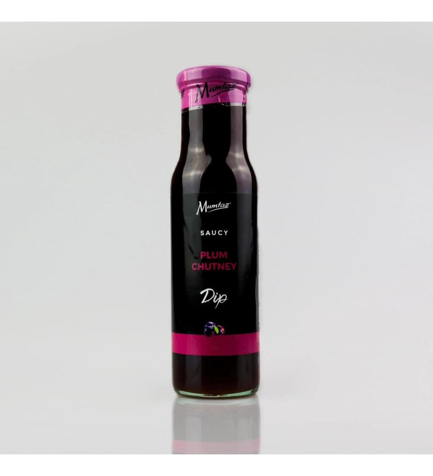 Mumtaz Saucy PLUM Chutney Dip 250g Ideal For Dipping Dressing & Spreading. - Buy Online on GoSupps.com