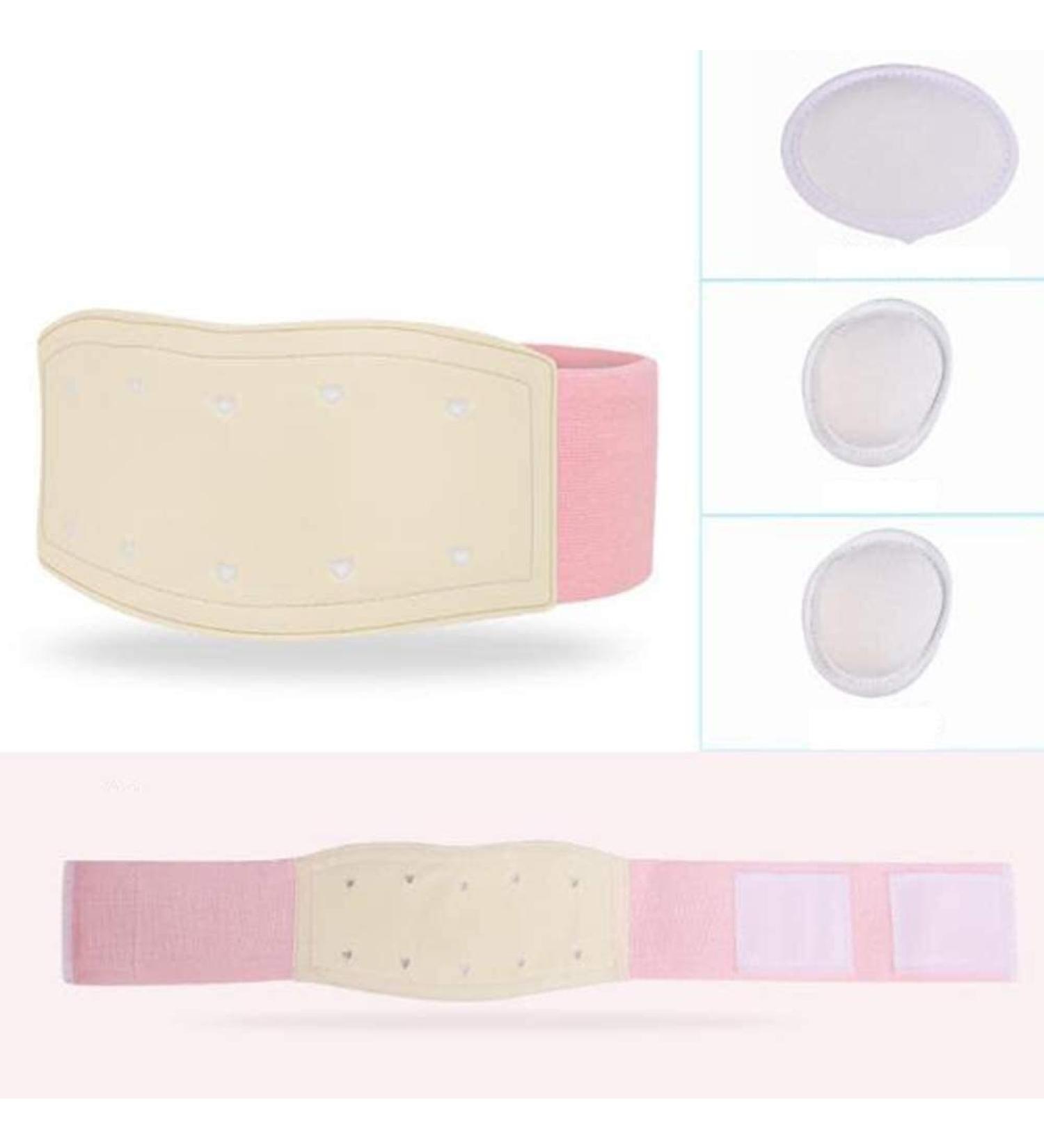 Medical Soft Form Hernia Support Truss for Babies - Adjustable Straps & 3 Compression Pads - Pink - Buy Online on GoSupps.com