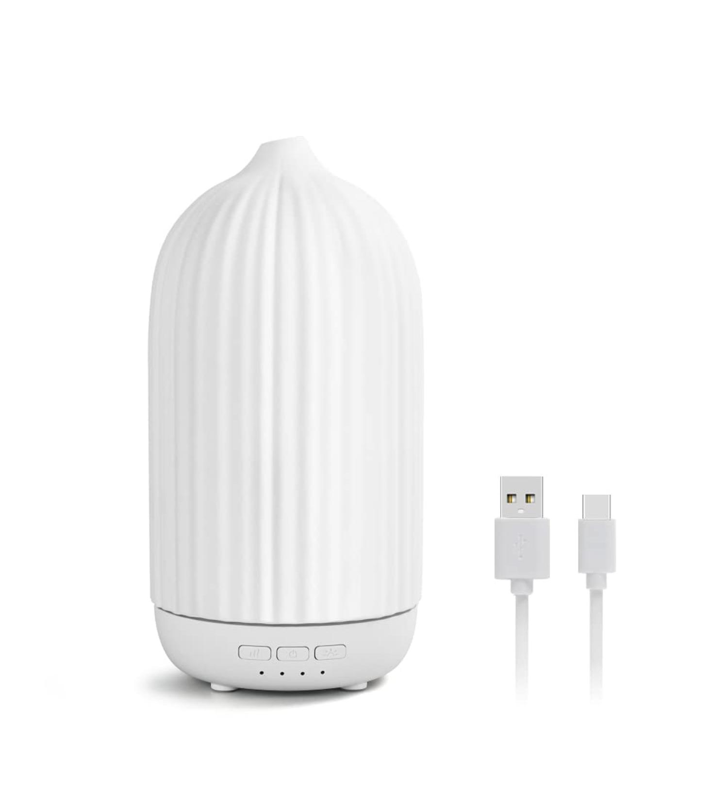 Buy Essential Oil Diffuser for Large Rooms - 100ML Aromatherapy Ceramic Diffuser with Timers Night Lights & Auto Off - Home & Office Humidifier - Buy Online on GoSupps.com