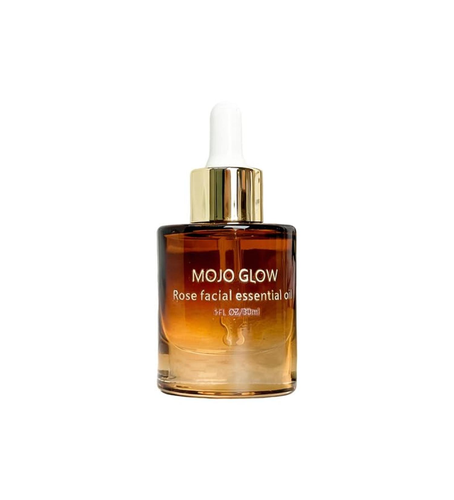 MOJO GLOW Rose Facial Essential Oil 100% Pure Cold-Pressed Organic Rosehip Seed Oil for Face Anti-Aging & Scar Removal Natural Moisturizer for Dry Skin 1 Fl Oz - Buy Online on GoSupps.com