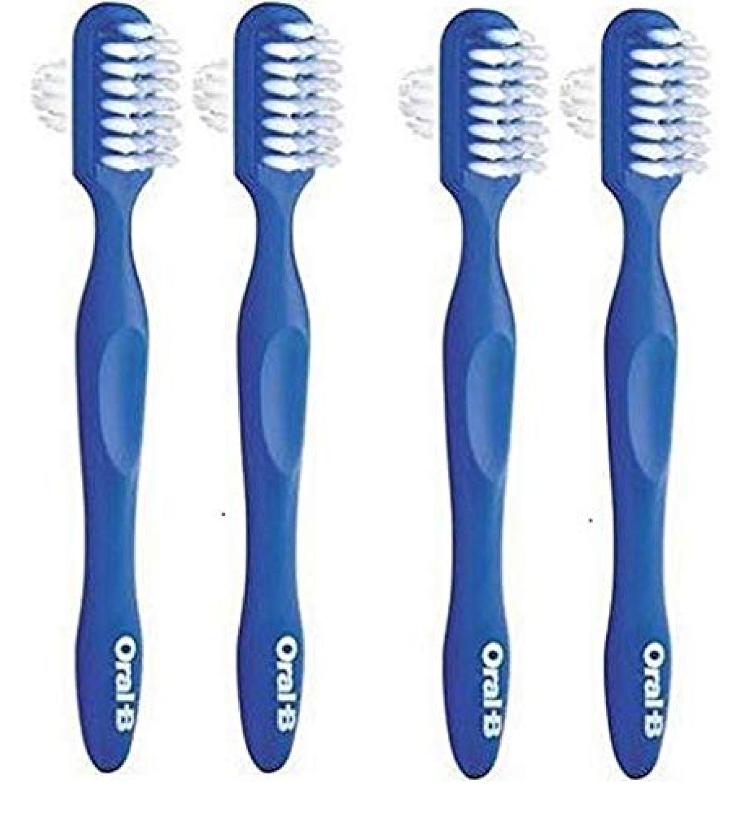 Oral B Denture Brush Dual Head - Pack of 4
