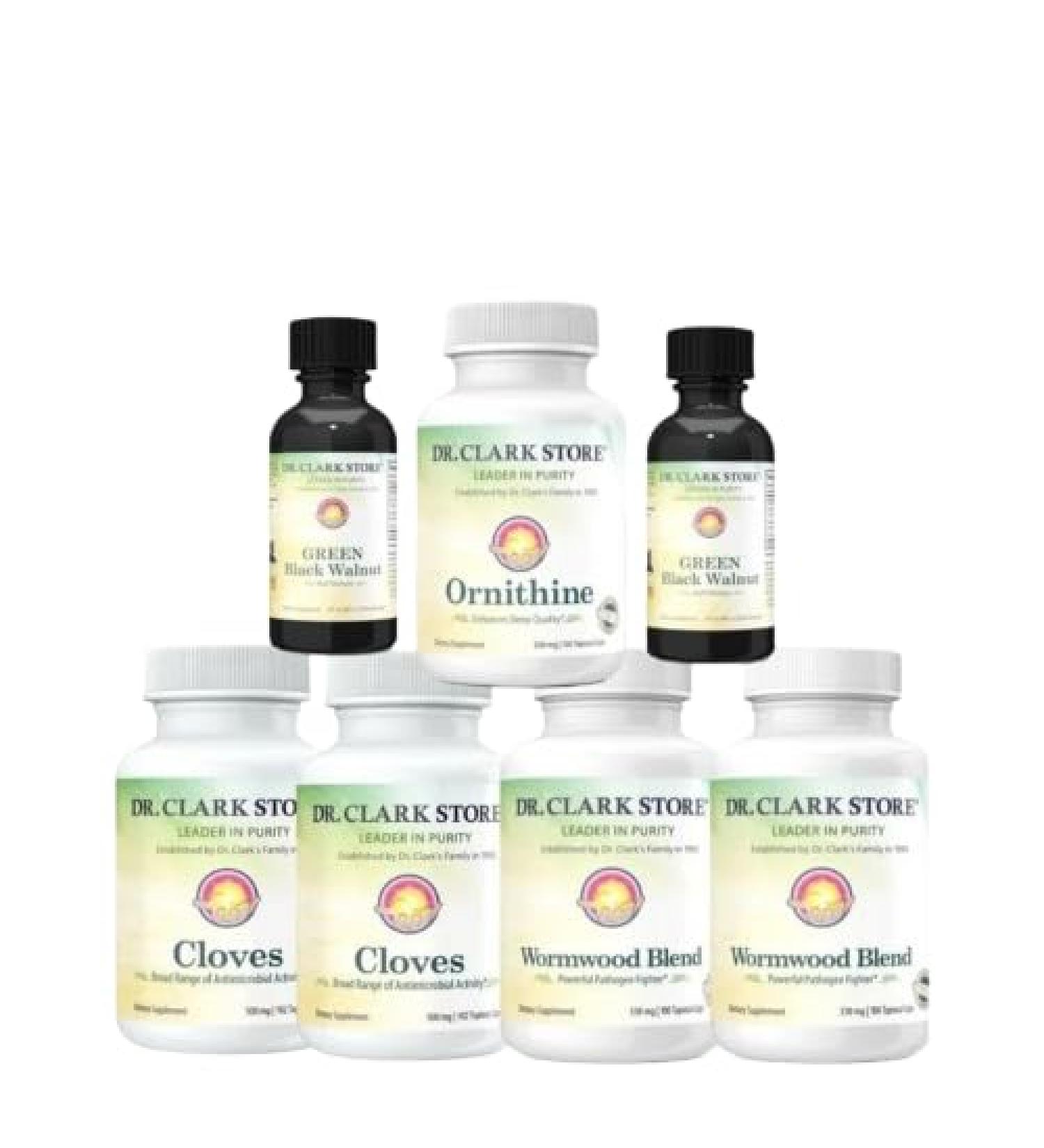 Dr. Clark Herbal Support & Maintenance Cleanse Kit Vegetarian, Plant-Based Wellness Formula - Buy Online on GoSupps.com