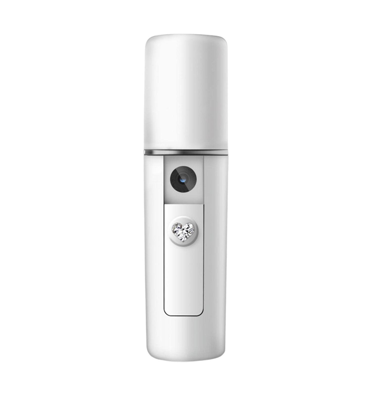 Nanoes Facial Steam Portable Cool Facial Mister for Facial Hydration | USB Rechargeable Mist Spray Nanoes Mister for Eyelash Extensions Moisturizing and Moisturizing for Face Hulzogul L3-white - Buy Online on GoSupps.com