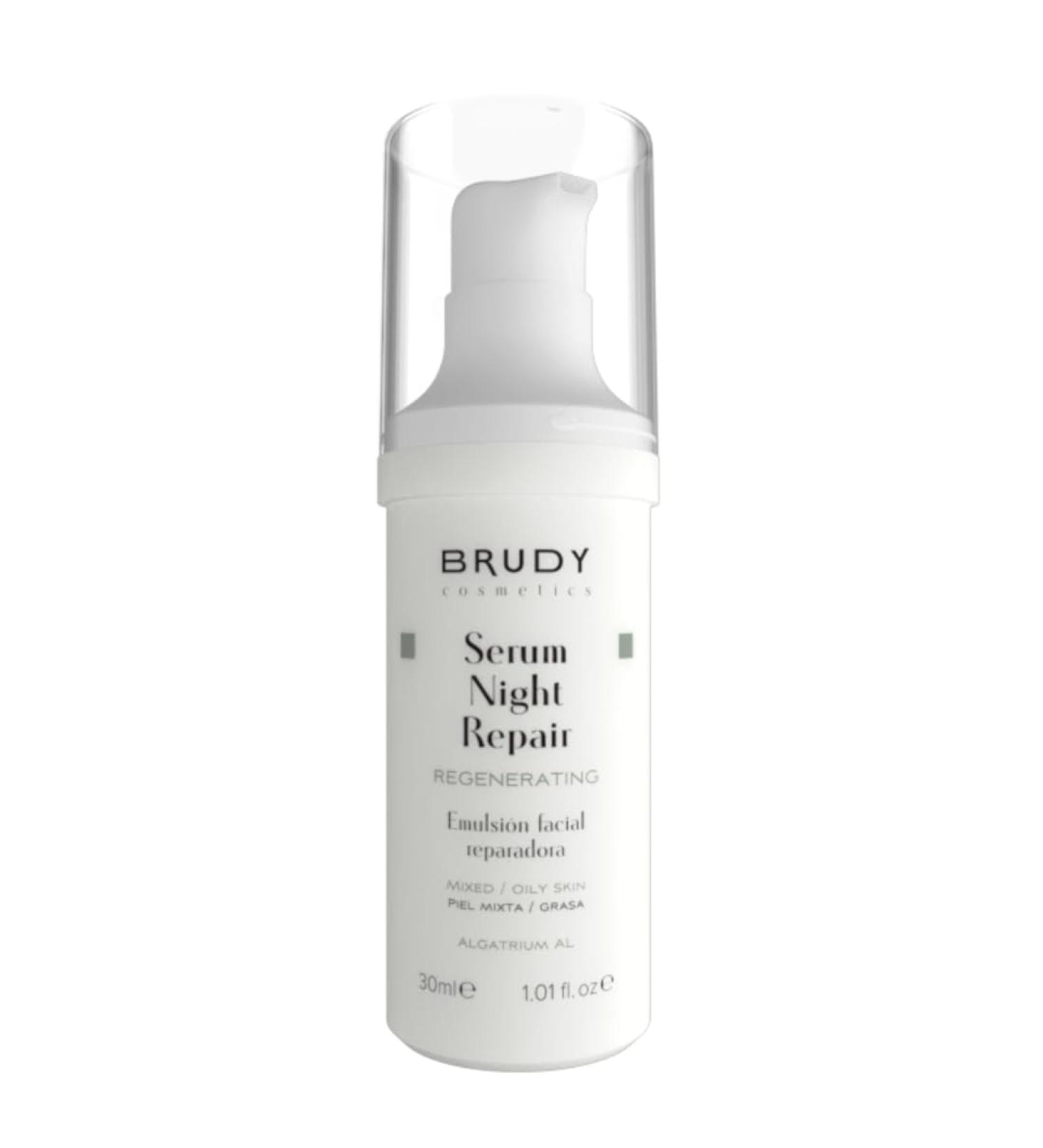  BRUDY COSMETICS Repairing Facial Serum with DHA Antioxidant & Anti-Aging Cell Regeneration For Sensitive Irritated Skin and Light Acne Planted Based Vegan & Cruelty Free 30ml - Buy Online on GoSupps.com