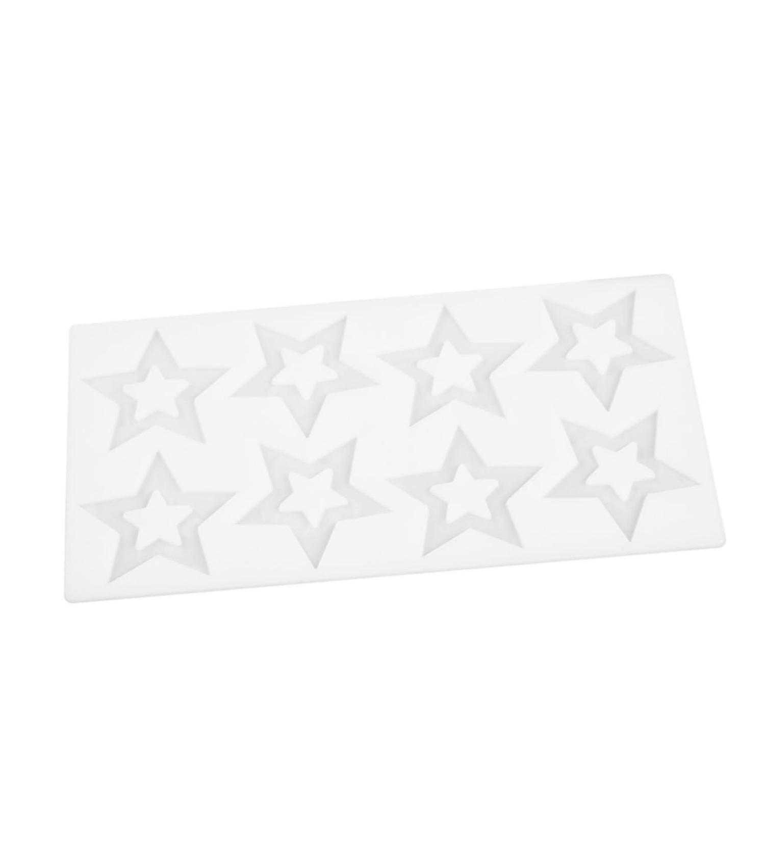 Milisten Silicone Mold Star Shaped Silicone Star Fondant Molds Resin Letter Molds Resin Mold Gum Paste Star Candy Molds Handmade Dessert Mold Cake Soap White Silica Gel Chocolate Insert - Buy Online on GoSupps.com