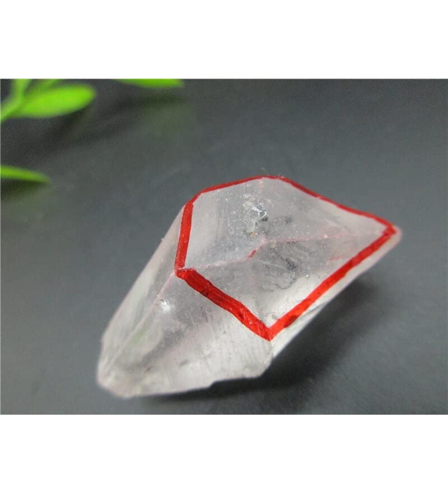 Natural Crystal Rough Rare! Natural Clear Quartz Movable Channel with Water Tank Fengshui Crystal Stones - Buy Online on GoSupps.com