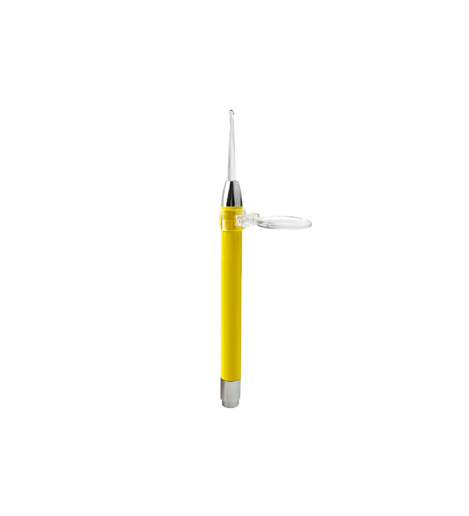 SSWERWEQ Ear wax removal tool 1pc Ear Cleaner Ear Wax Removal Ear Scoop Luminous Earpick Ear Cleaning Earwax Remover Tool With Light - Buy Online on GoSupps.com